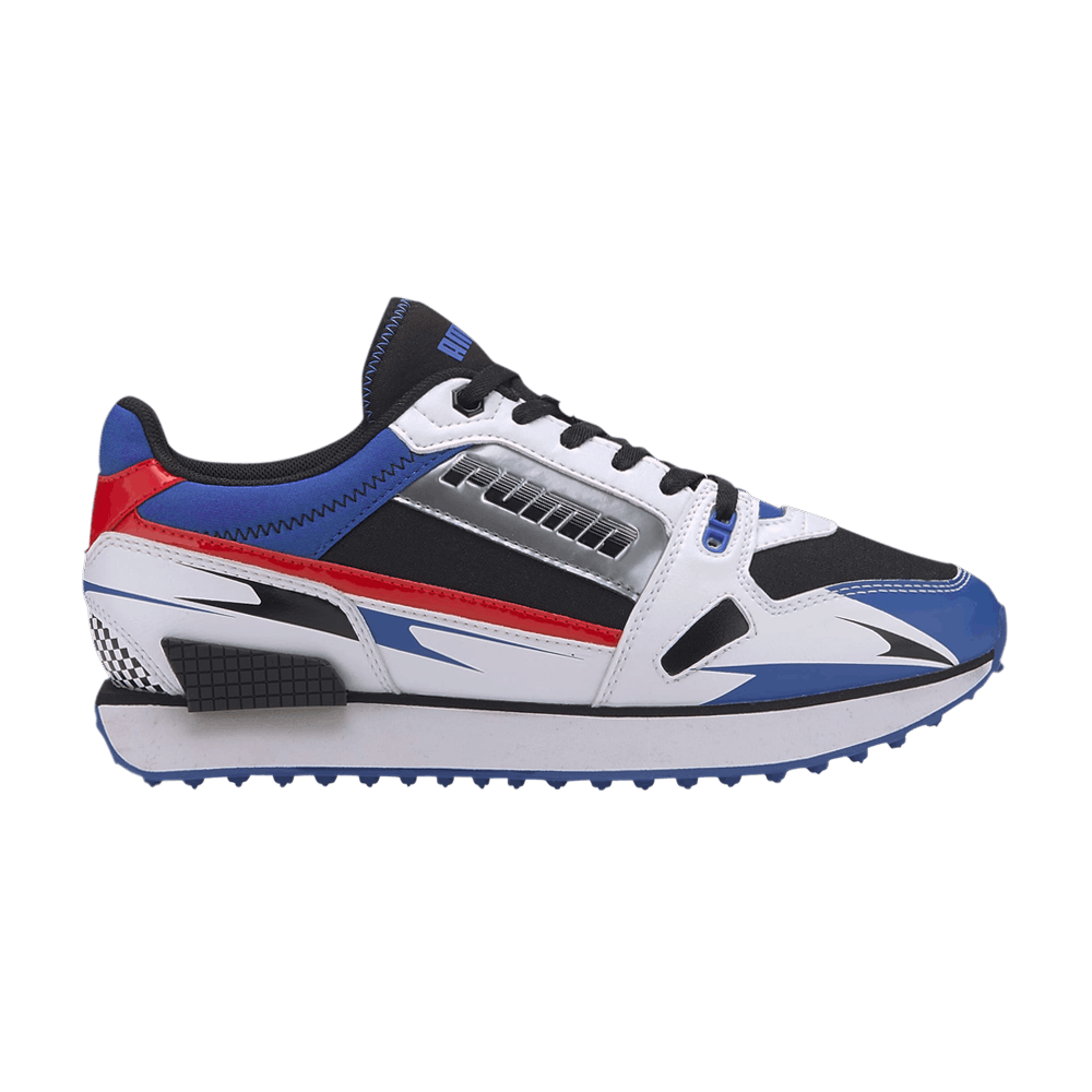 Pre-owned Puma Wmns Mile Rider 'sunny Getaway - White Dazzling Blue'