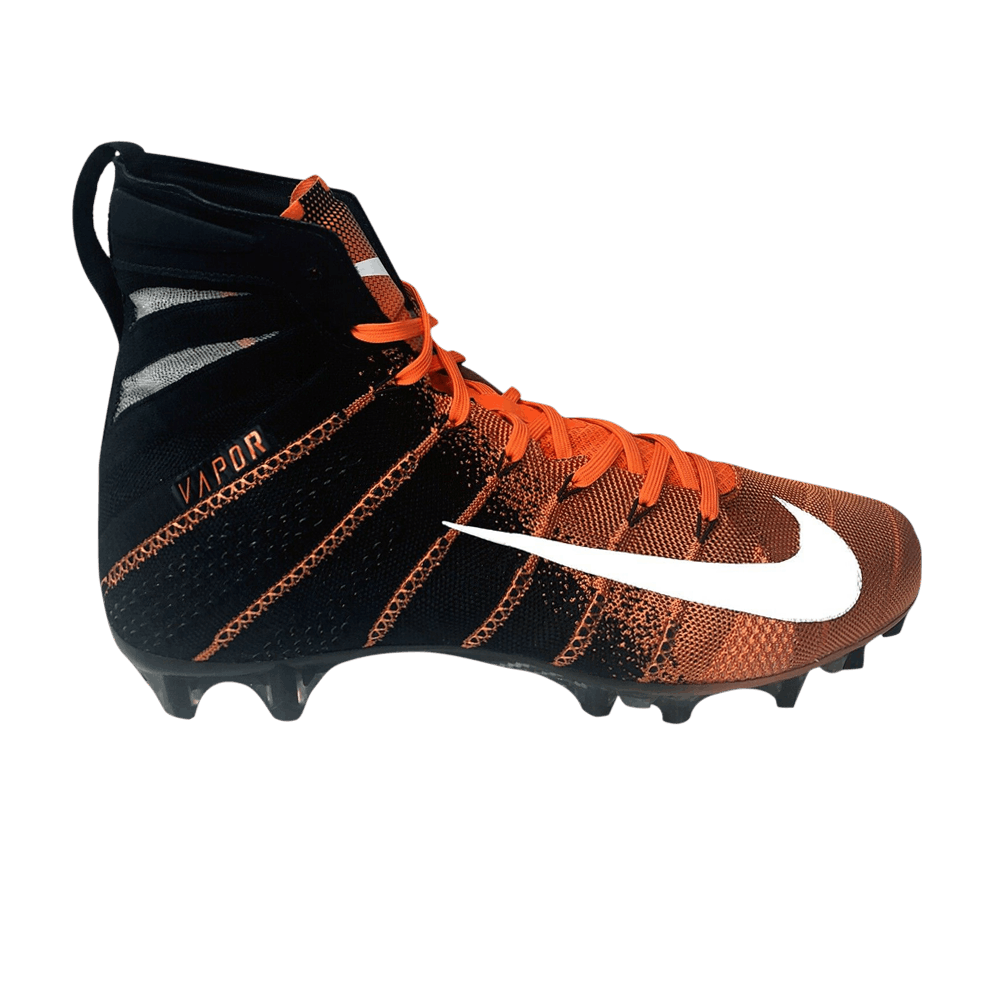 NIKE VAPOR UNTOUCHABLE 3 ELITE FLYKNIT 'BLACK ORANGE'