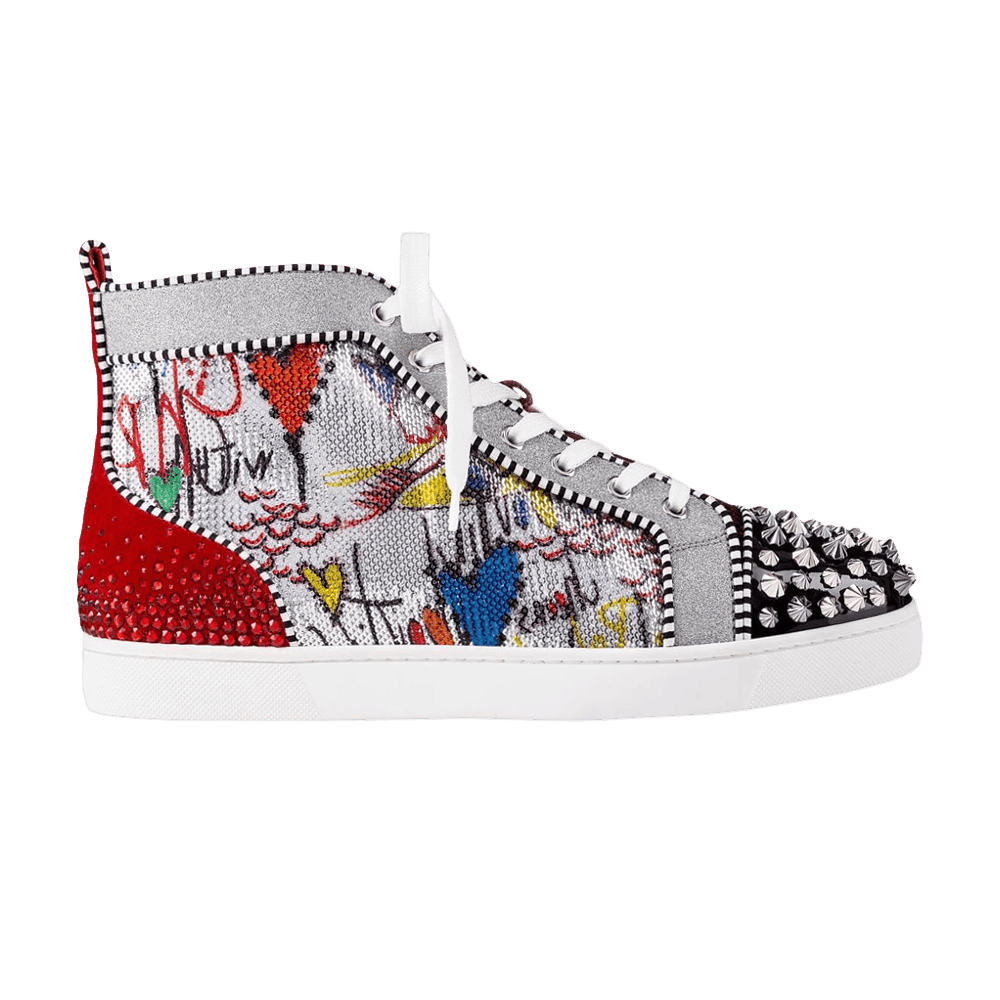Buy Christian Louboutin No Limit F18 High 'Version Silver