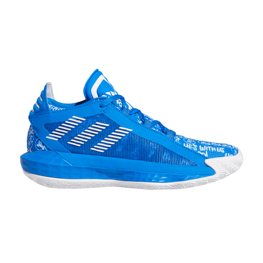 adidas Dame 6 J 'Glow Blue' - FV4211