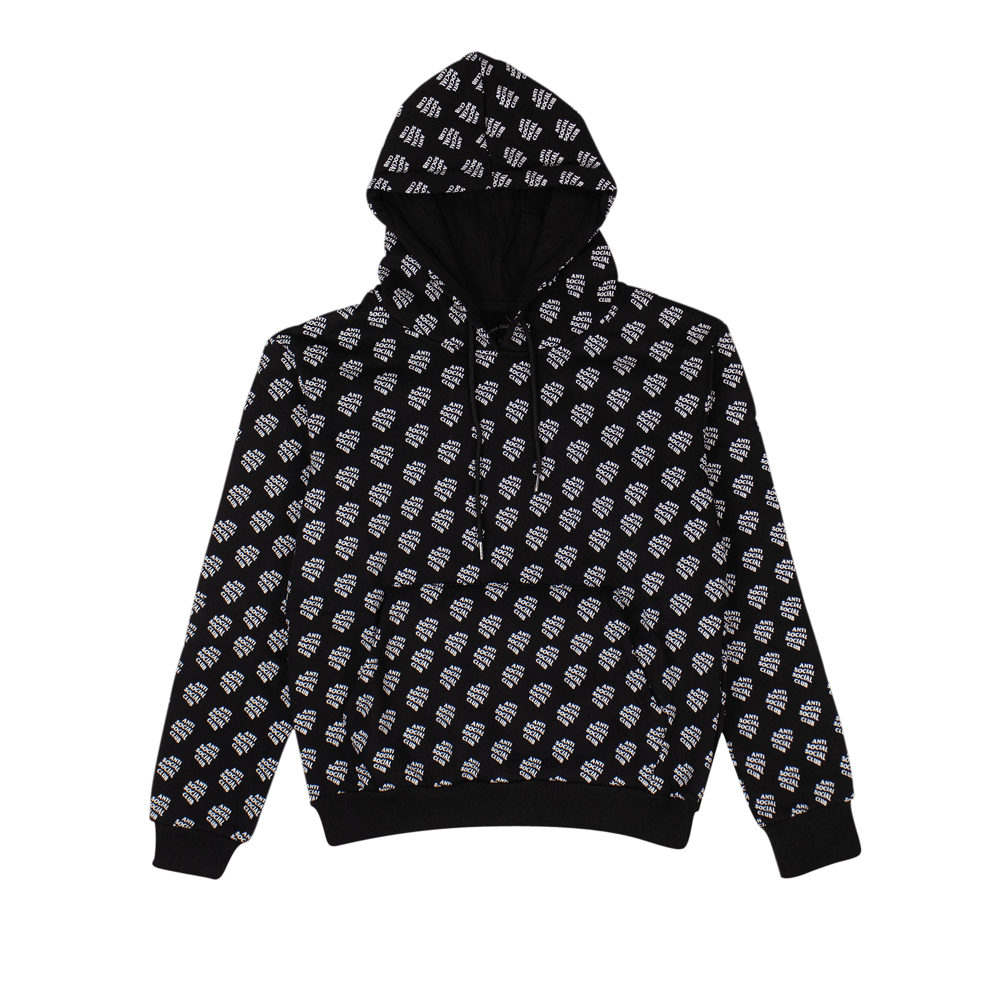 ANTI SOCIAL SOCIAL CLUB ANTI SOCIAL SOCIAL CLUB OVER YOU HOODED SWEATSHIRT 'BLACK'