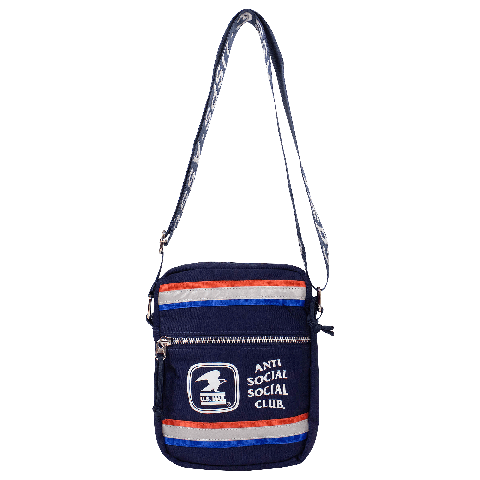 ANTI SOCIAL SOCIAL CLUB ANTI SOCIAL SOCIAL CLUB X USPS WORK SHOULDER BAG 'BLUE'