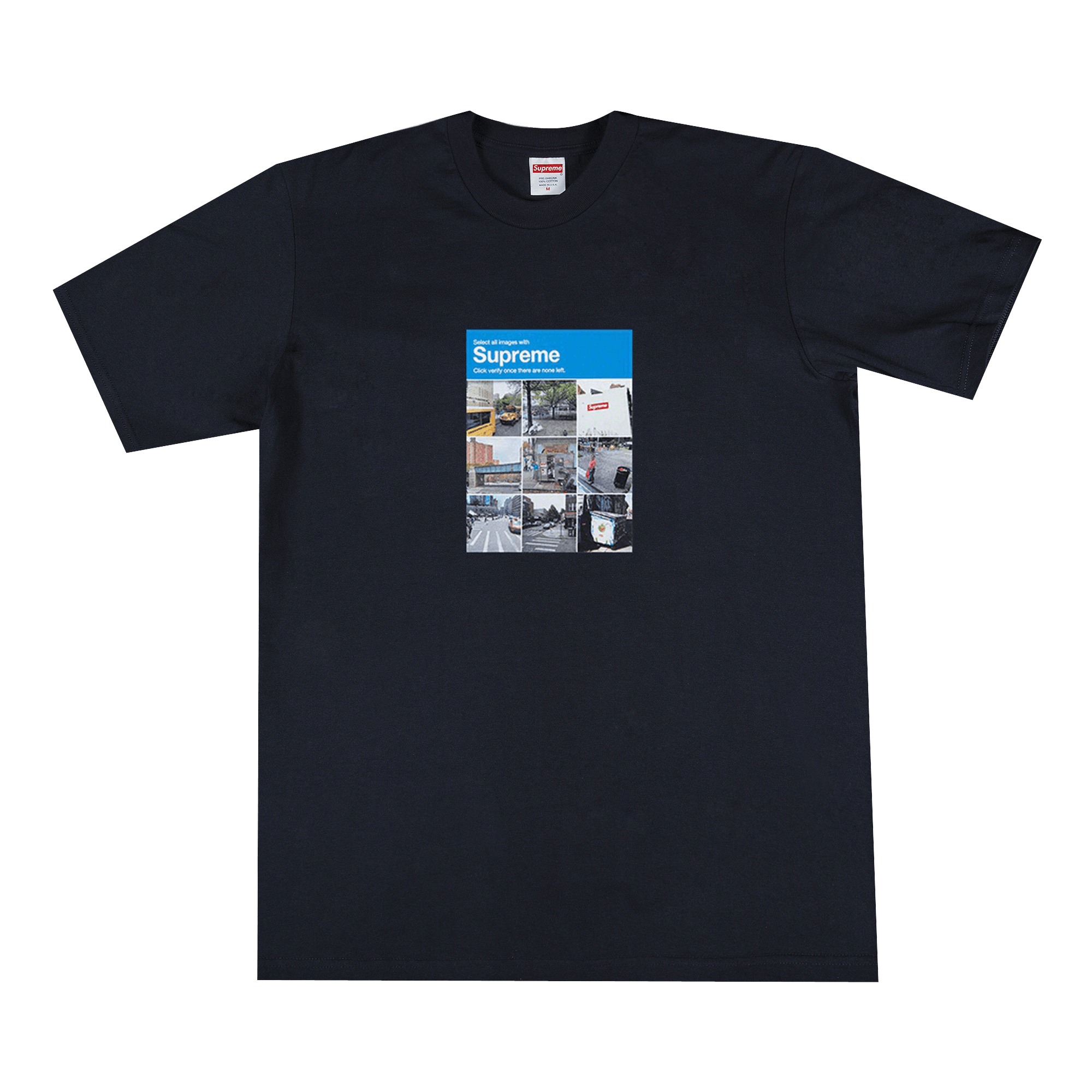 SUPREME SUPREME VERIFY TEE 'NAVY'