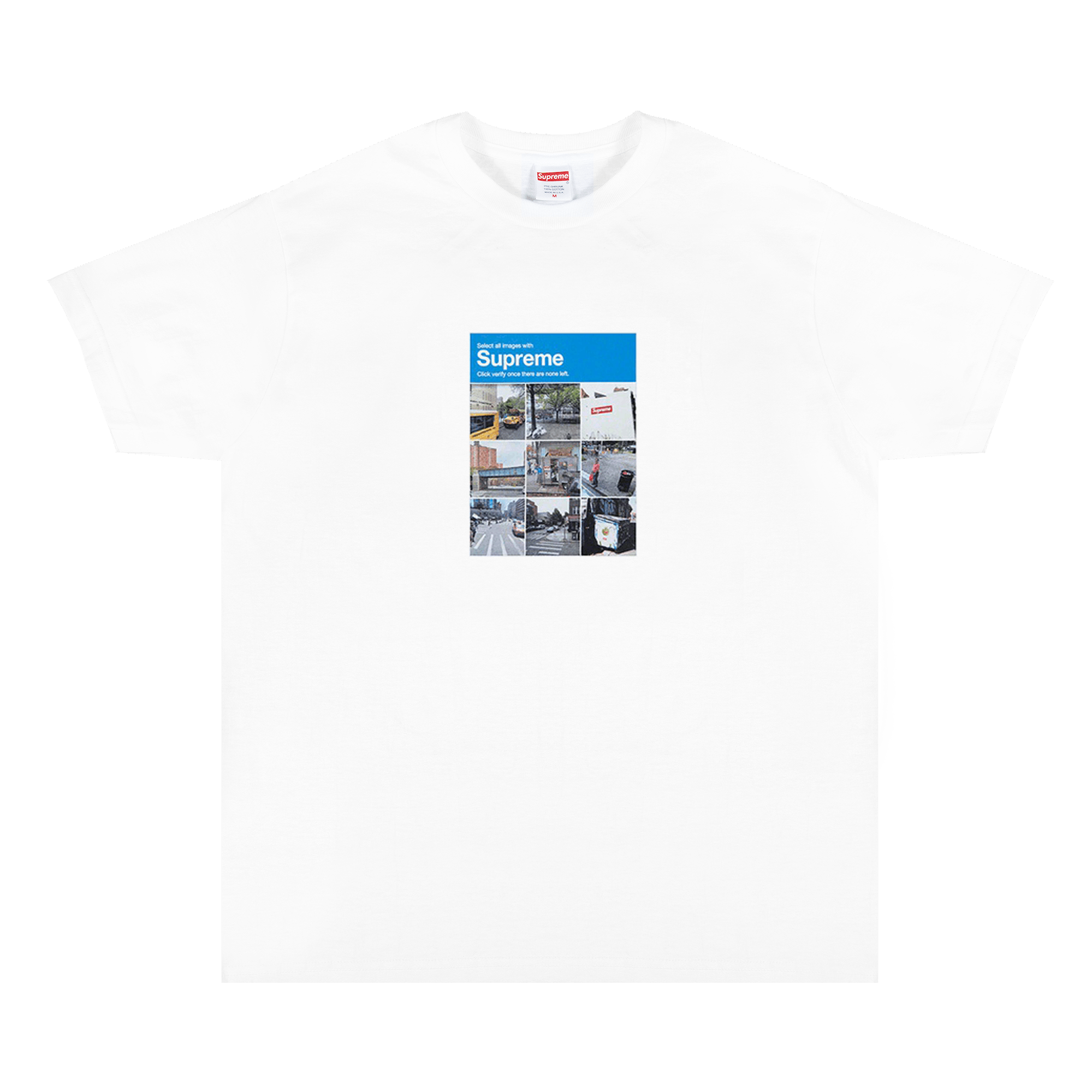 SUPREME SUPREME VERIFY TEE 'WHITE'