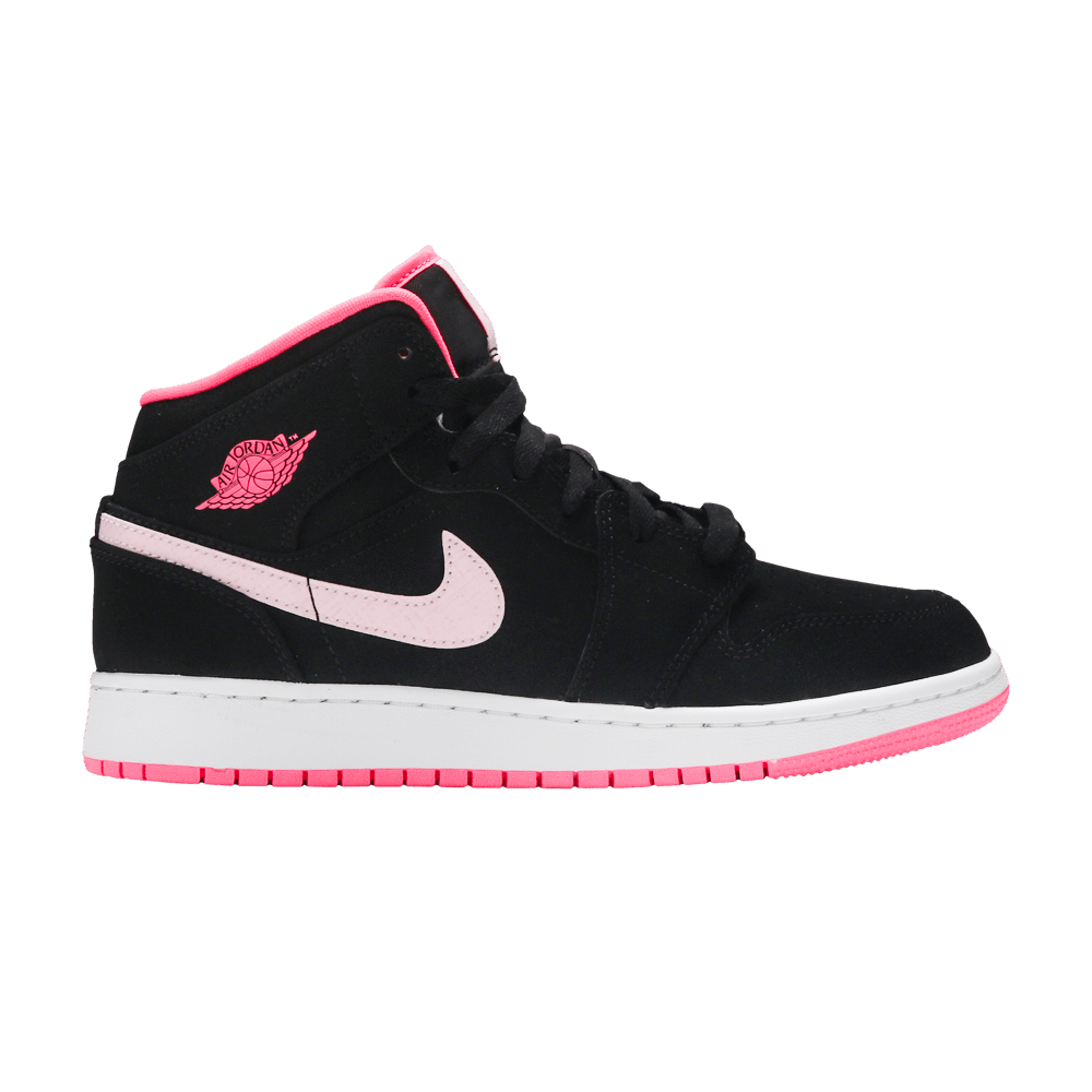 Air Jordan 1 Mid GS 'Black Digital Pink'