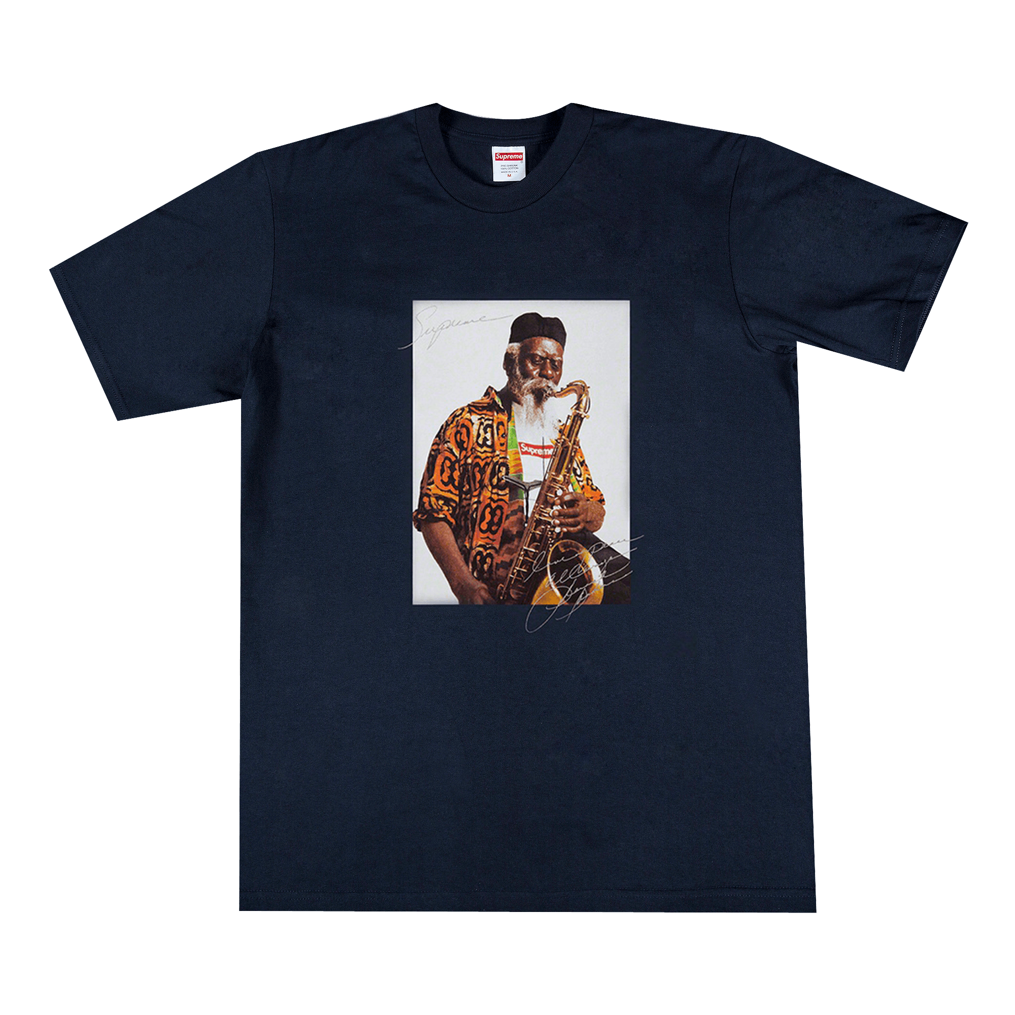 SUPREME SUPREME PHAROAH SANDERS TEE 'NAVY'