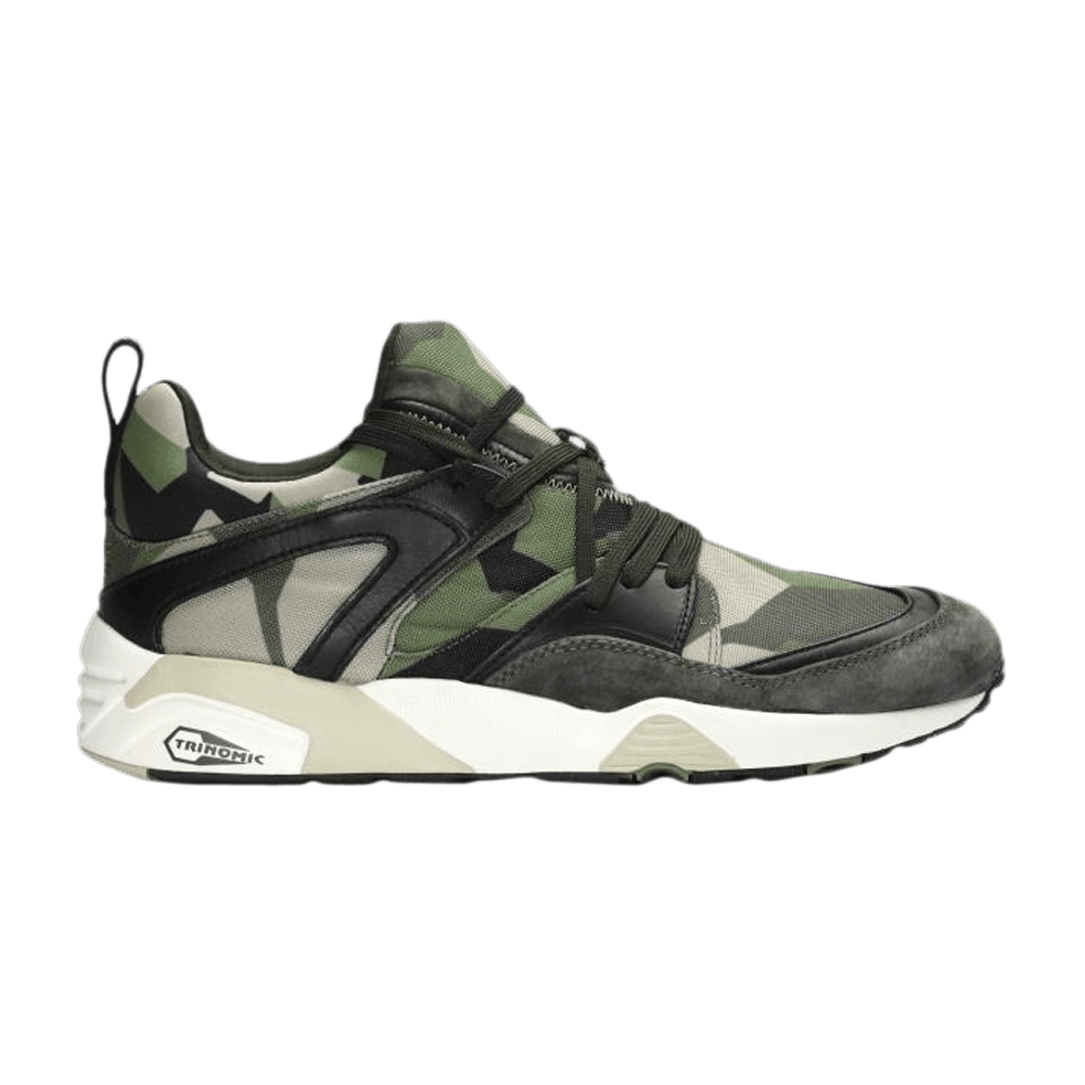 Pre-owned Puma Sneakersnstuff X Blaze Of Glory 'swedish Camo' In Green
