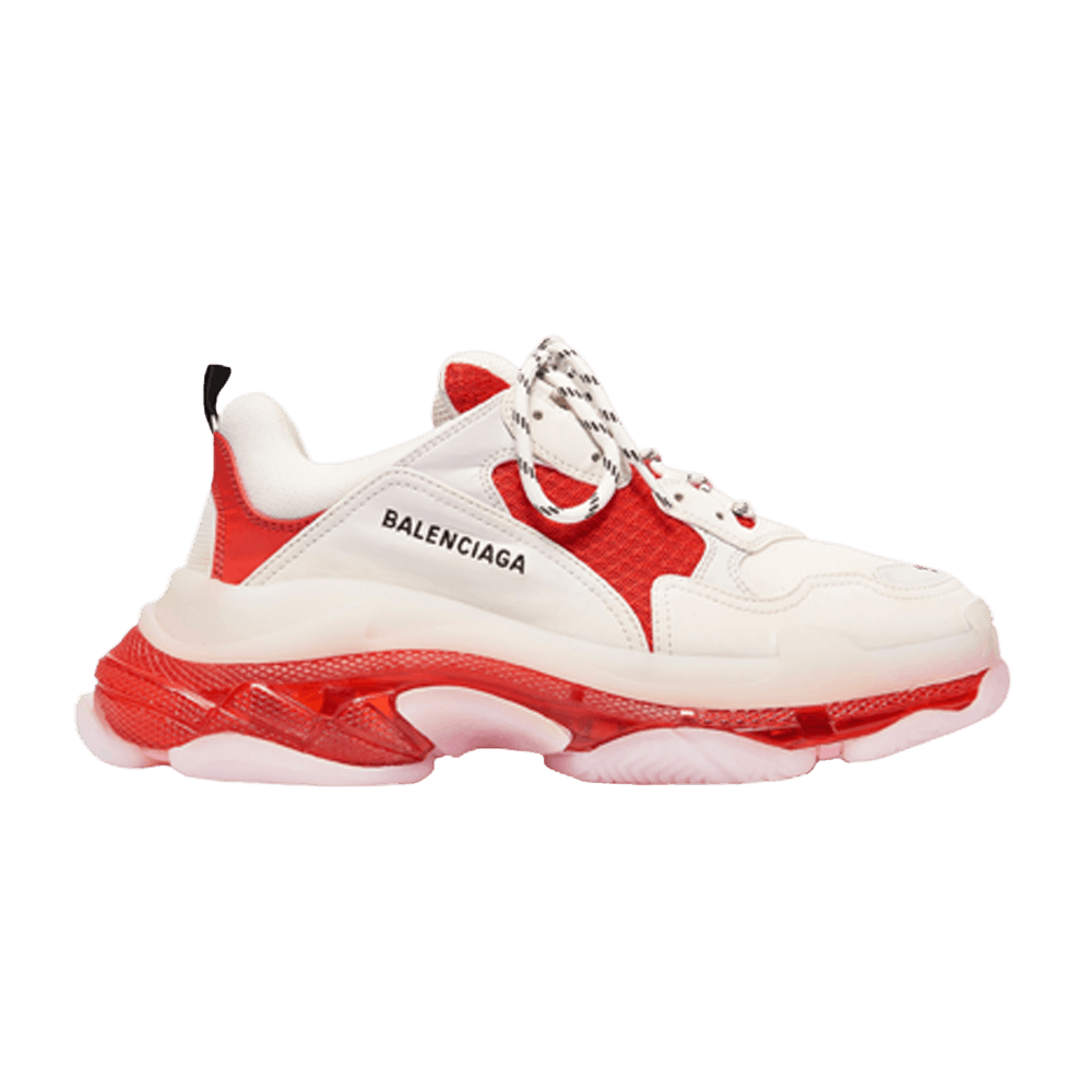 Balenciaga Wmns Triple S 'Clear Sole - Red'