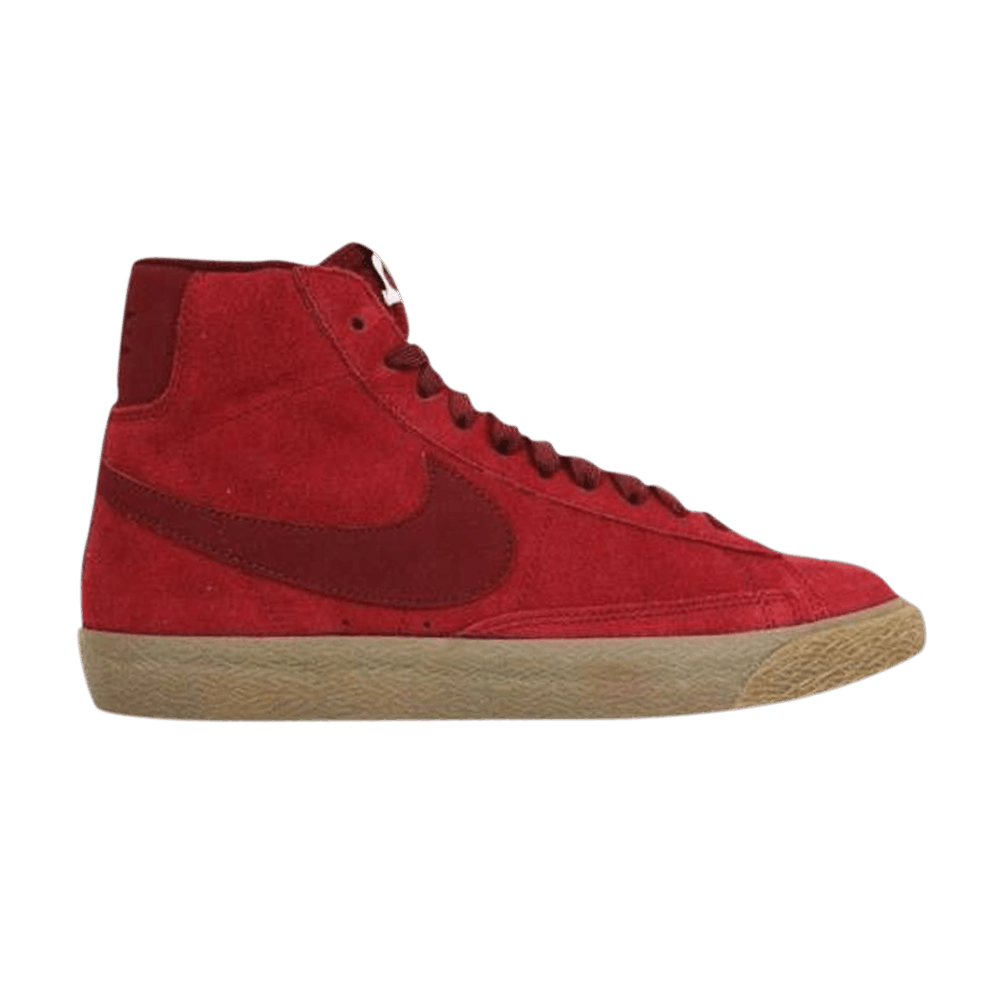 Pre-owned Nike Blazer Mid Gs 'team Red'