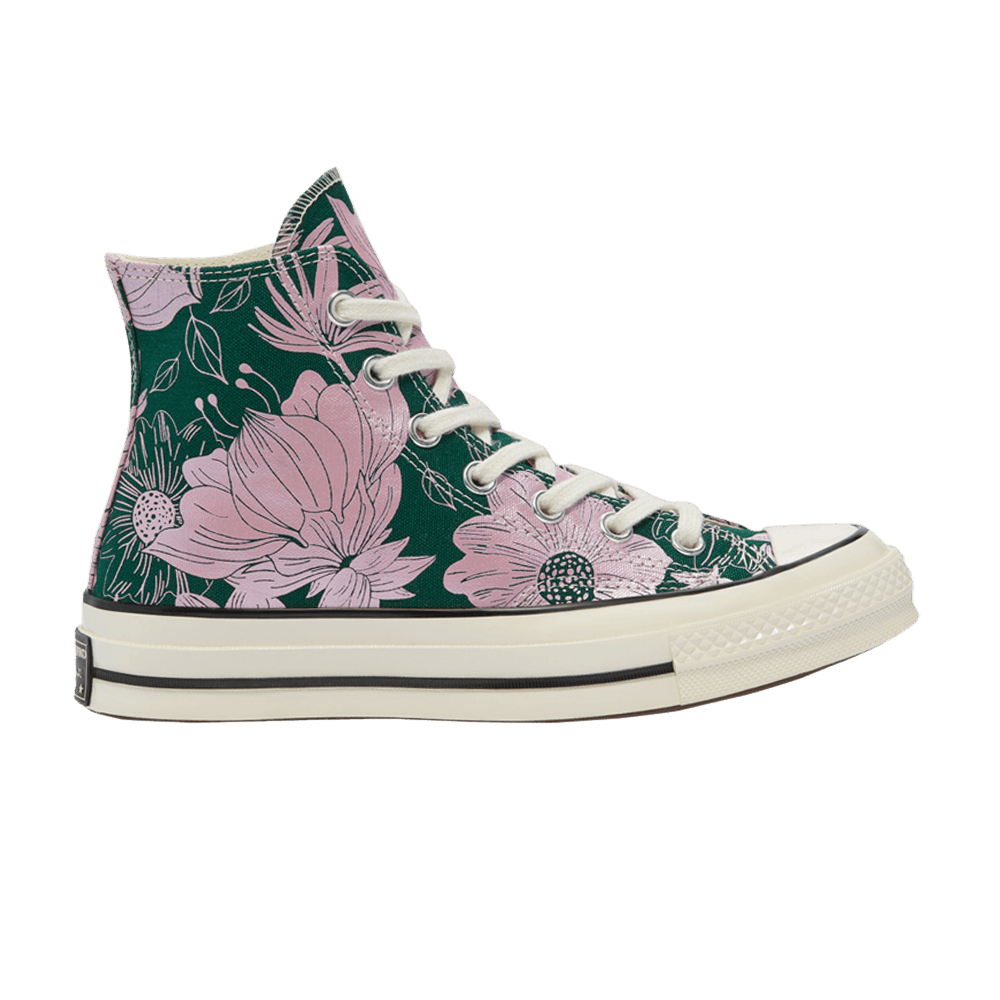 CONVERSE WMNS CHUCK 70 HIGH 'VINTAGE FLORAL - MIDNIGHT PINK GLAZE'