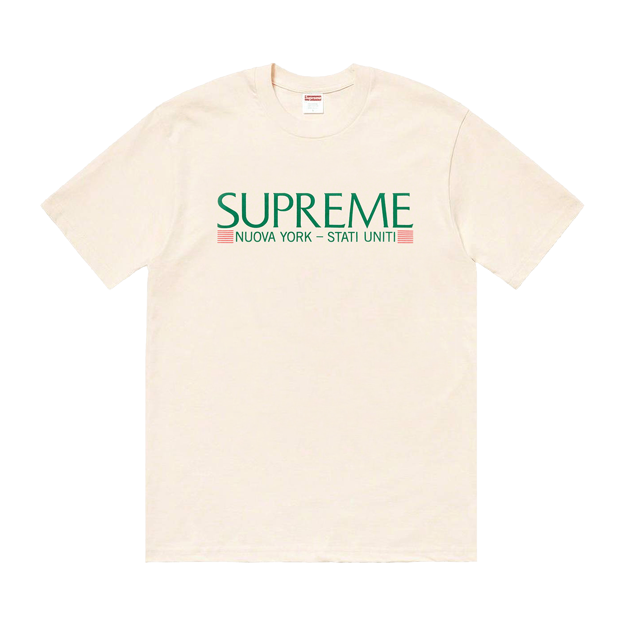 SUPREME SUPREME NUOVA YORK TEE 'NATURAL'