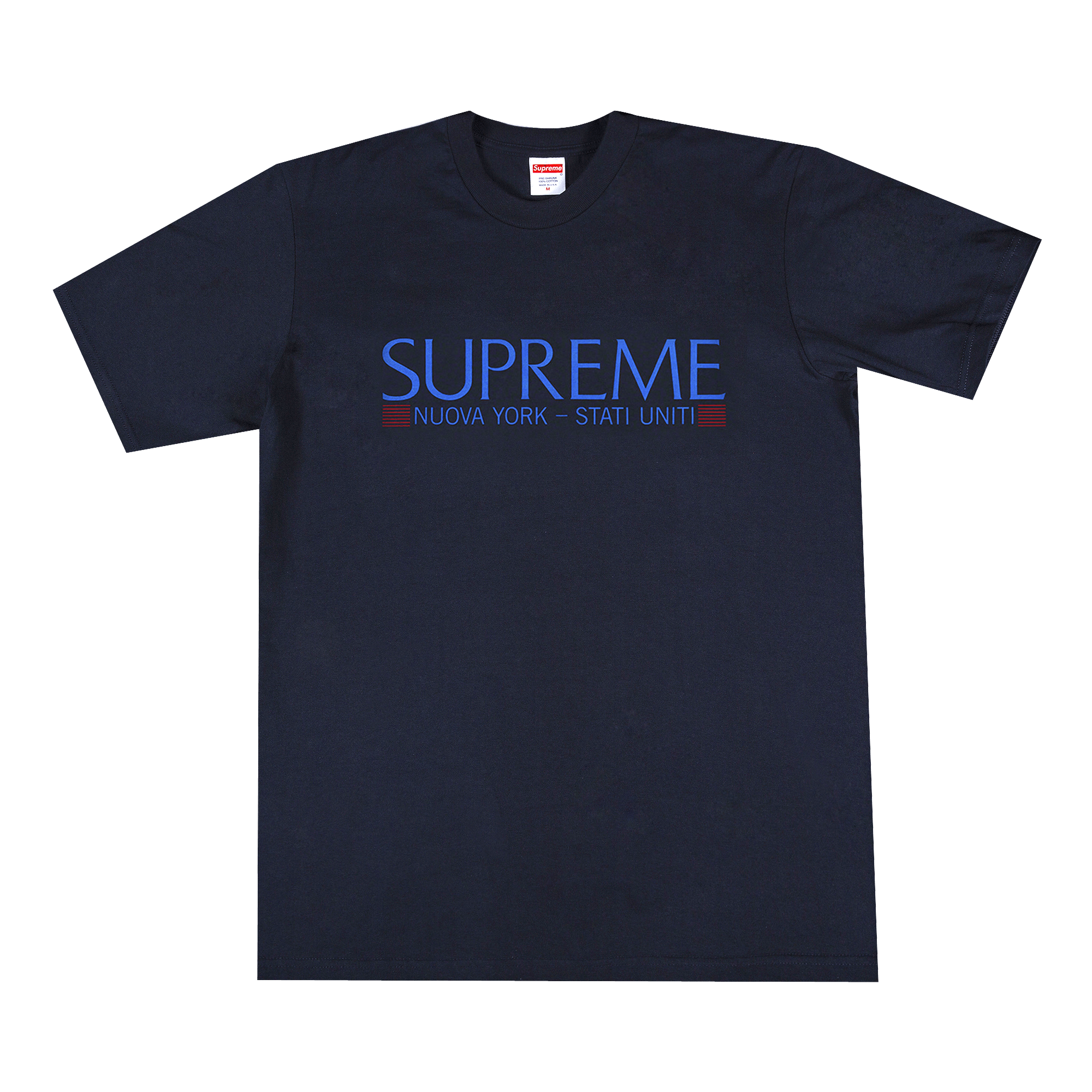 SUPREME SUPREME NUOVA YORK TEE 'NAVY'