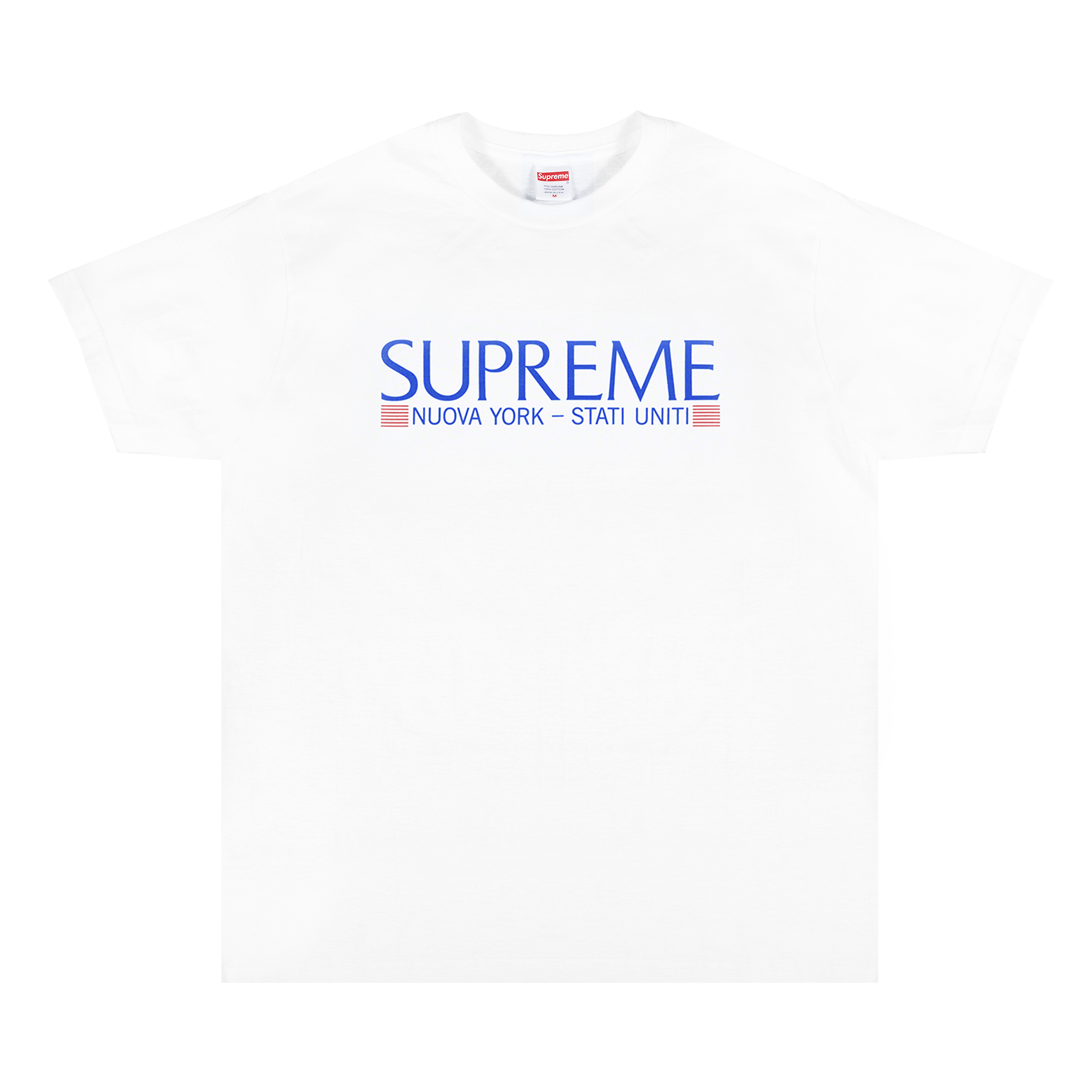 SUPREME SUPREME NUOVA YORK TEE 'WHITE'