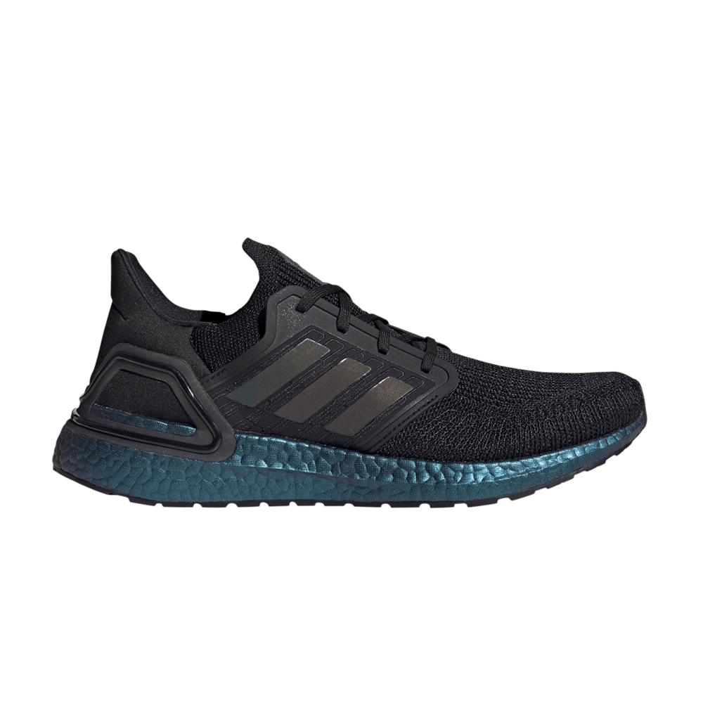ADIDAS ORIGINALS ULTRABOOST 20 'BLACK SIGNAL CYAN'