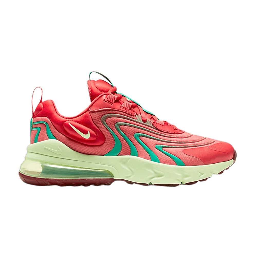 Nike Air Max 270 React ENG GS 'Track Red Neptune Green'