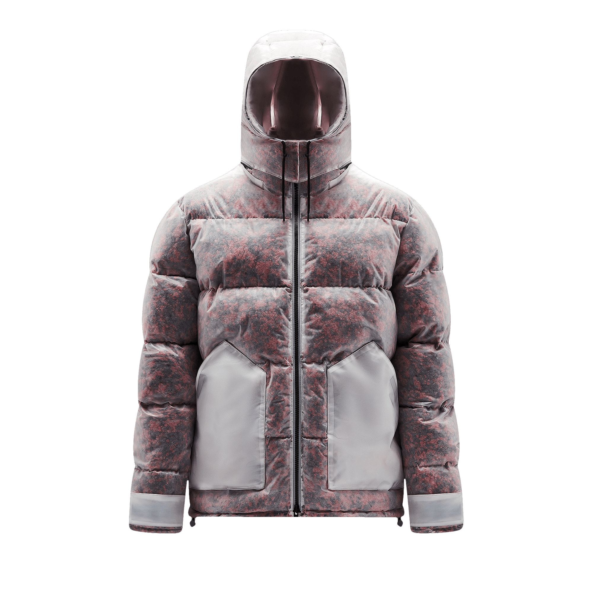 MCQ BY ALEXANDER MCQUEEN ECO FILL PUFFER 'OPTIC WHITE/MULTICOLOR'