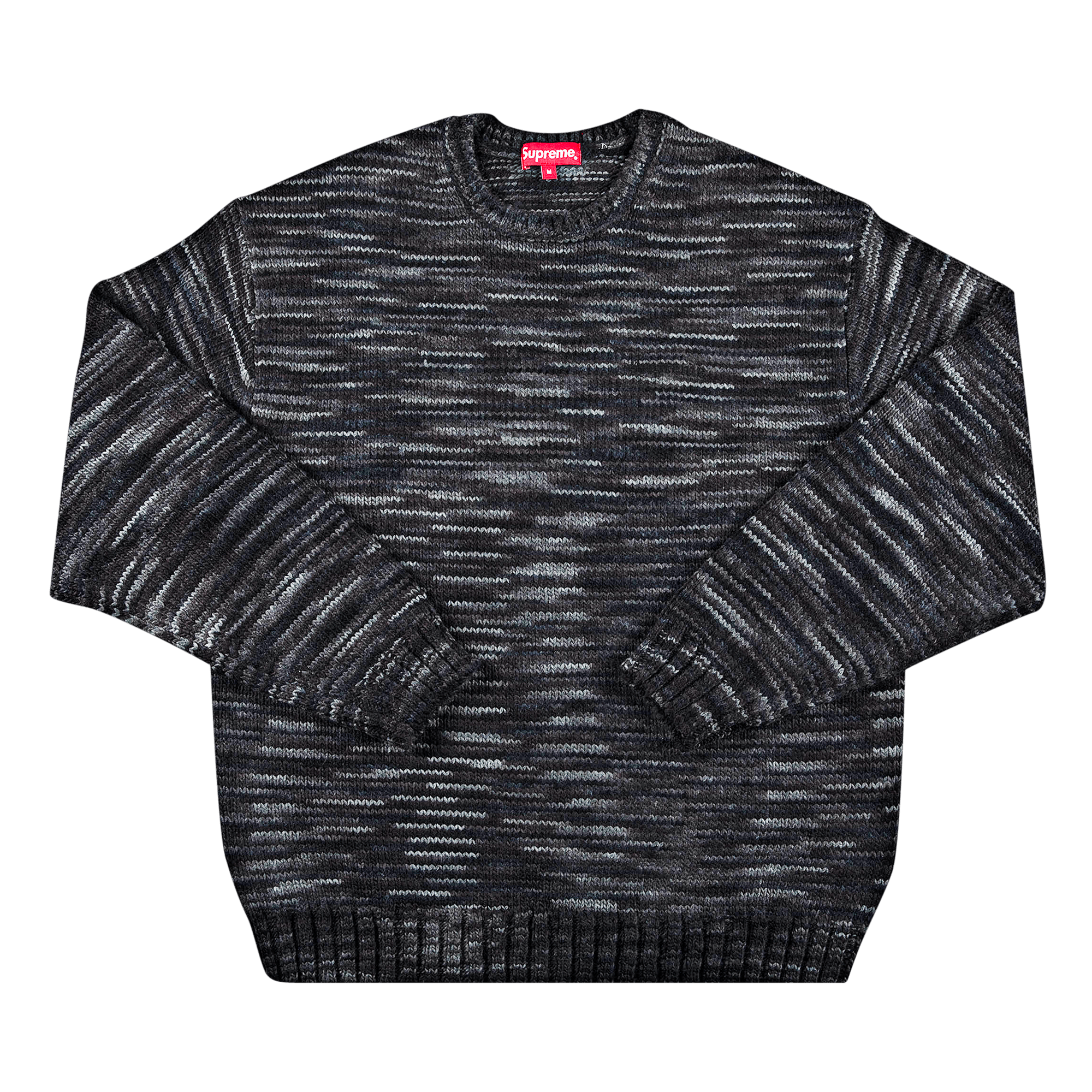 SUPREME STATIC SWEATER 'BLACK'