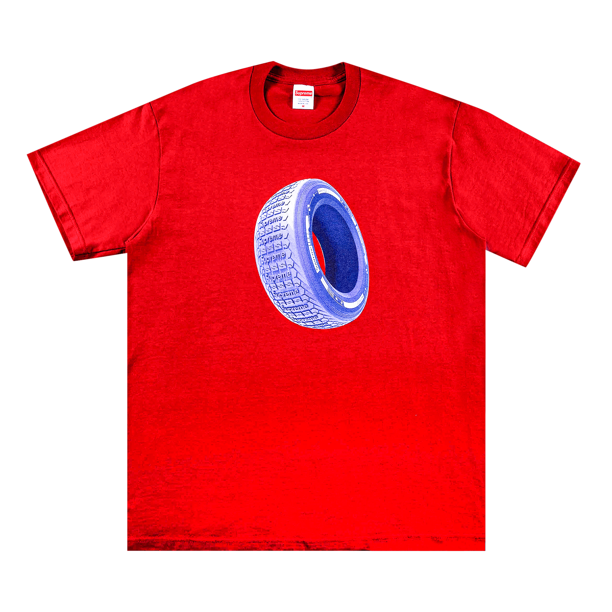 SUPREME SUPREME TIRE TEE 'CARDINAL'