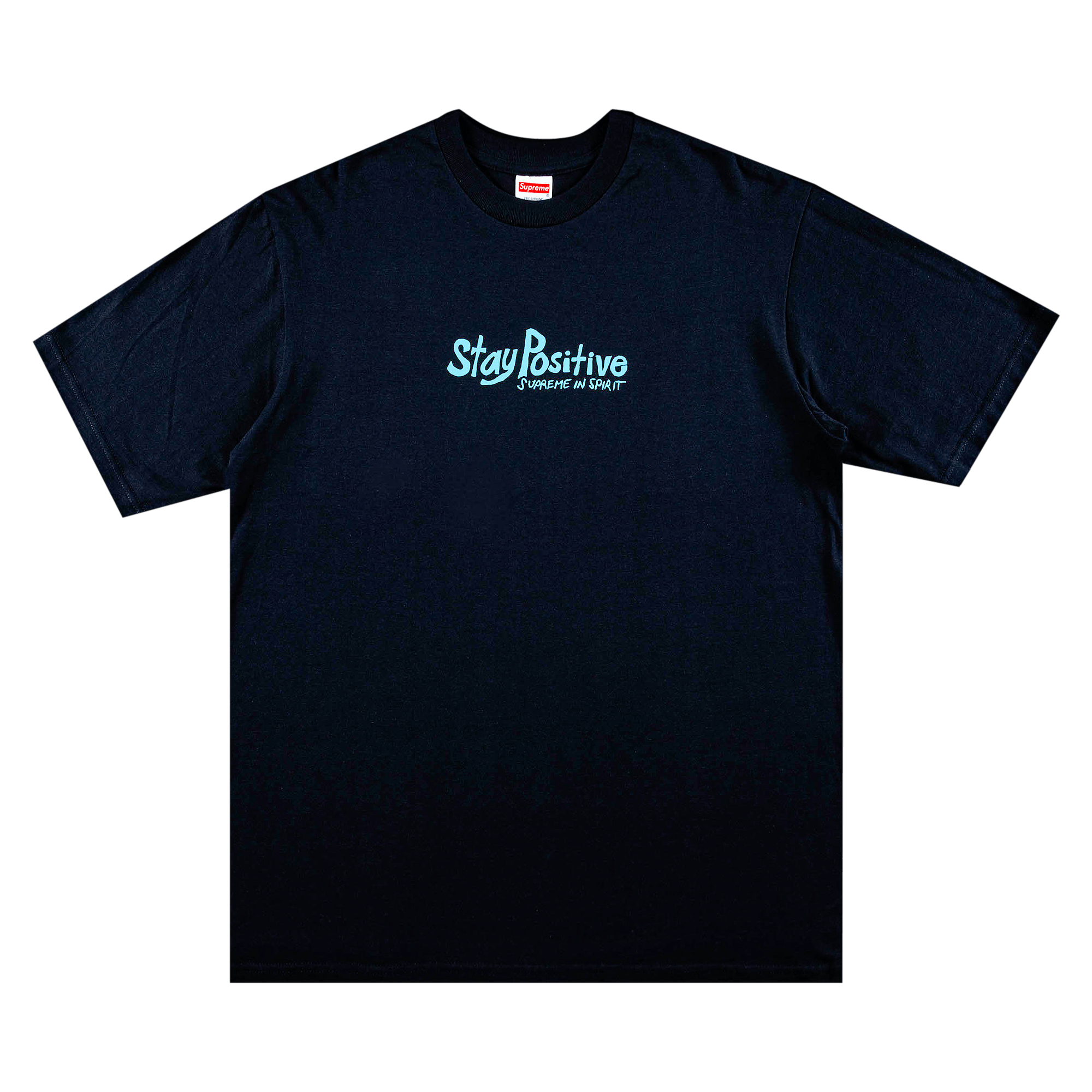 SUPREME SUPREME STAY POSITIVE TEE 'NAVY'