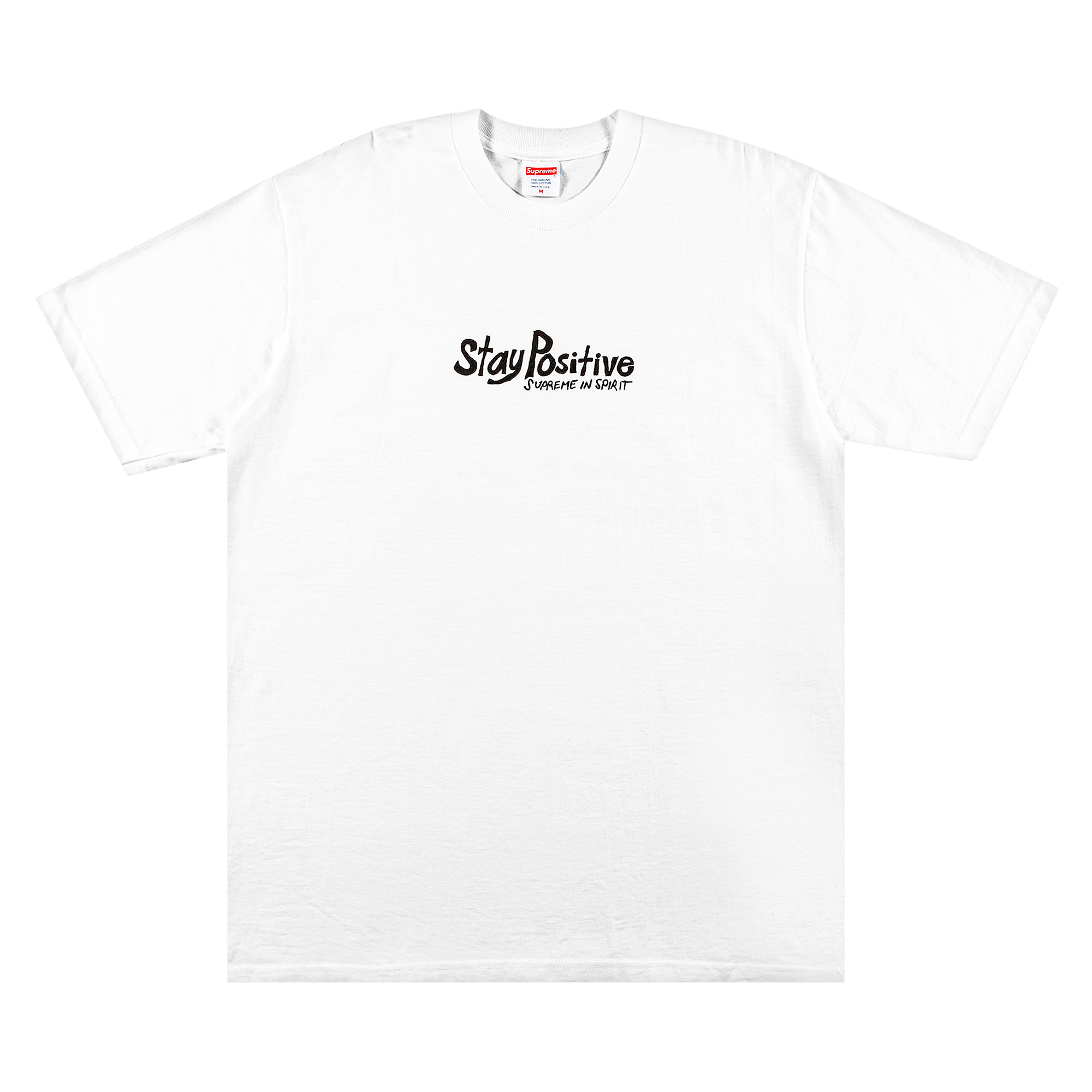 SUPREME SUPREME STAY POSITIVE TEE 'WHITE'