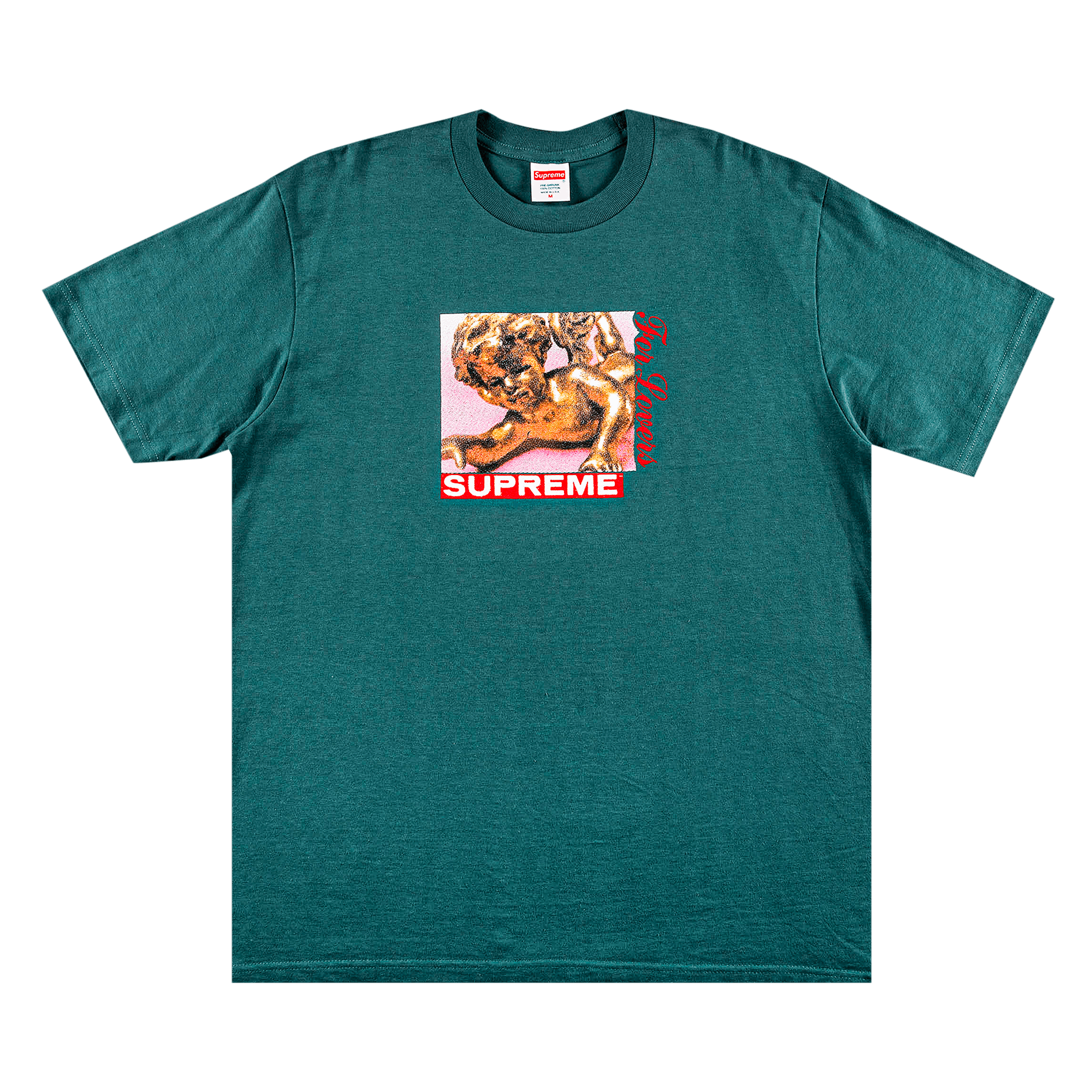 SUPREME SUPREME LOVERS TEE 'DARK TEAL'