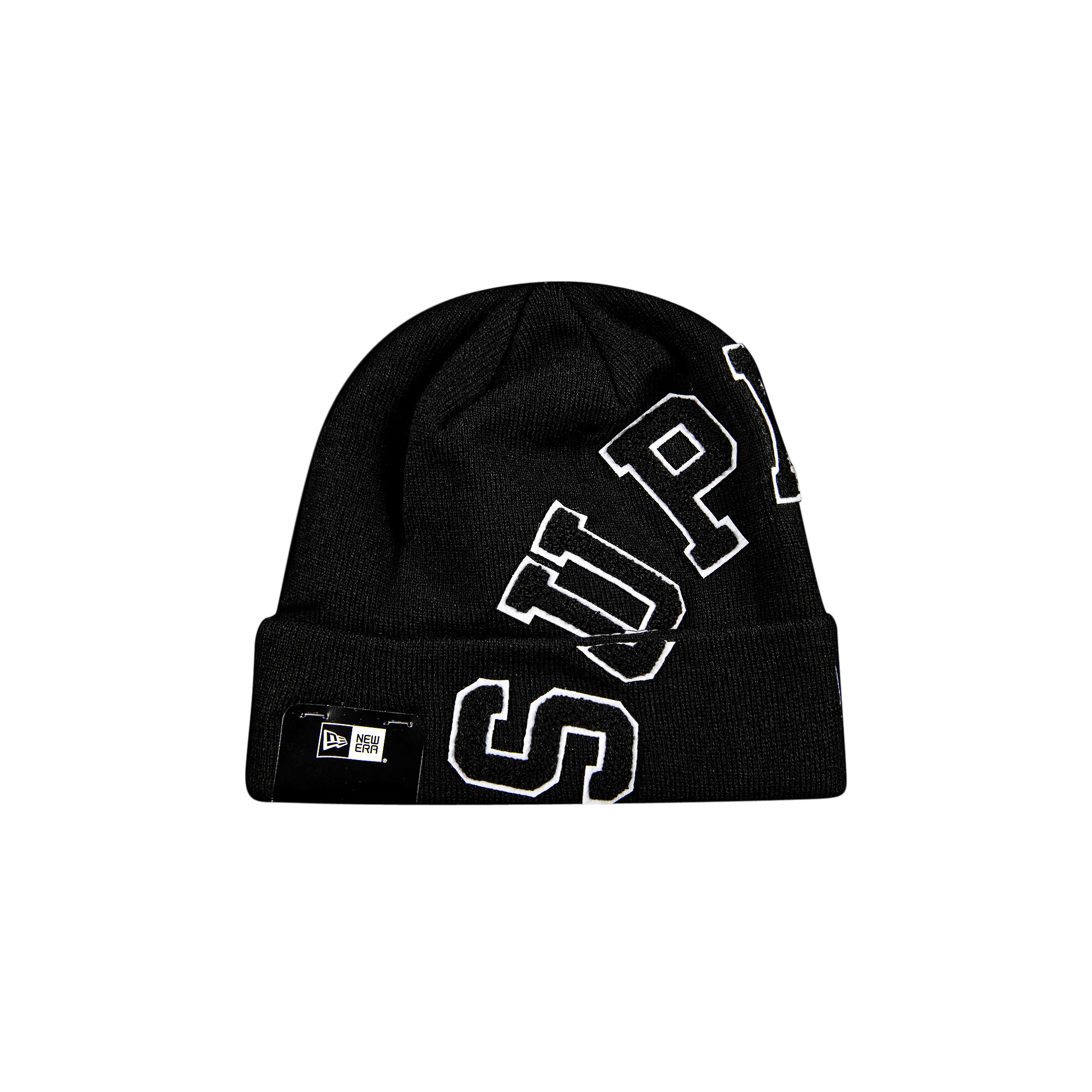 SUPREME SUPREME X NEW ERA BIG ARC BEANIE 'BLACK'