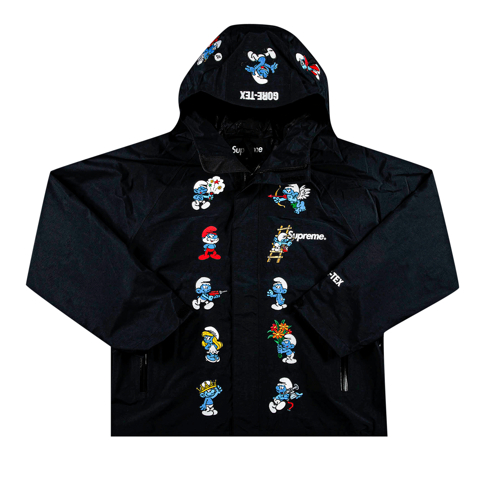 SUPREME SUPREME X SMURFS GORE-TEX SHELL JACKET 'BLACK'