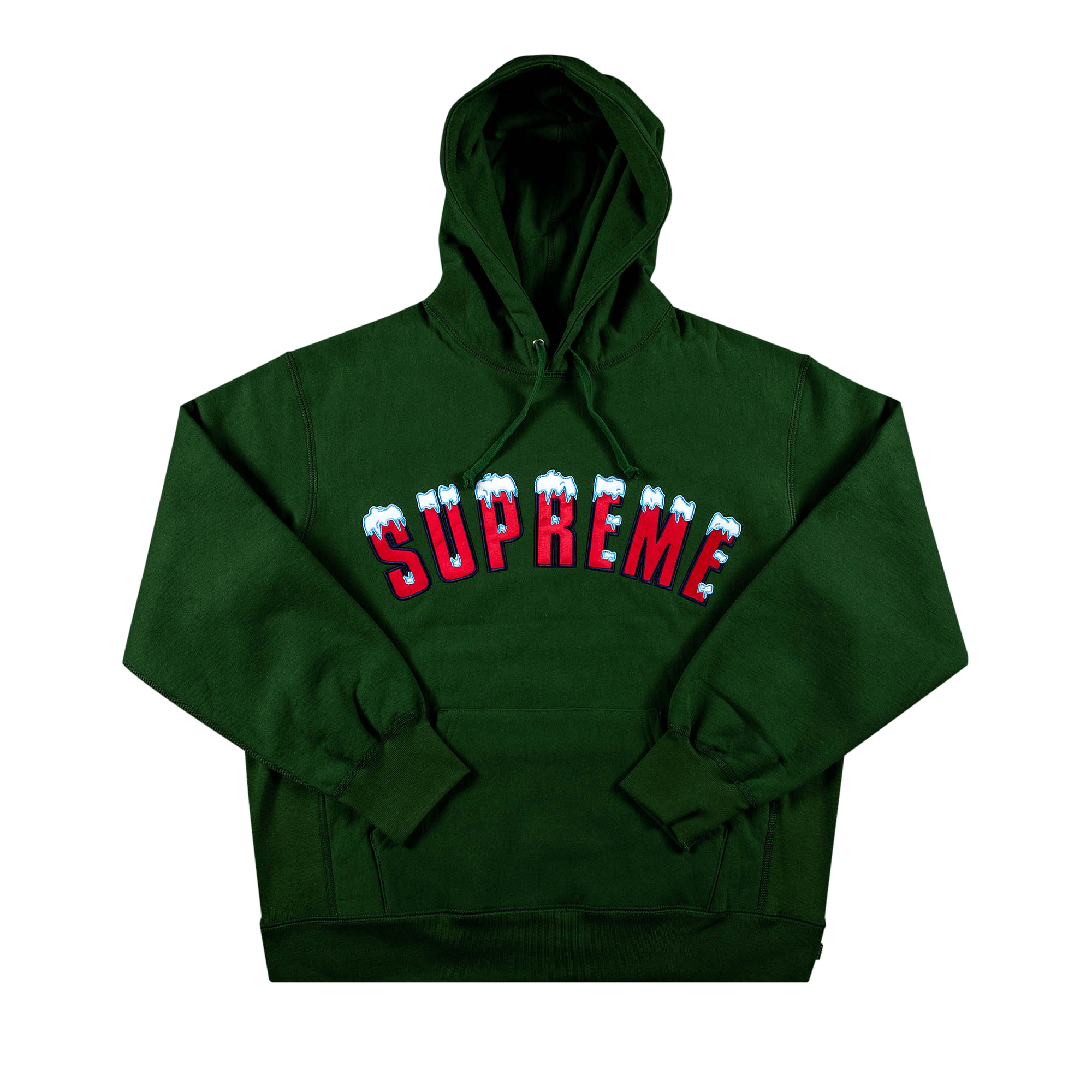 SUPREME SUPREME ICY ARC HOODED SWEATSHIRT 'GREEN'