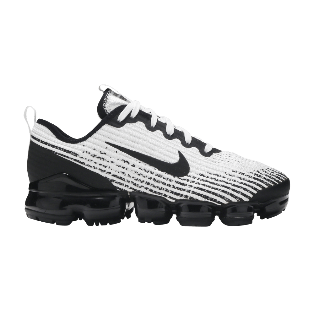 Air VaporMax Flyknit 3 GS 'White Black'