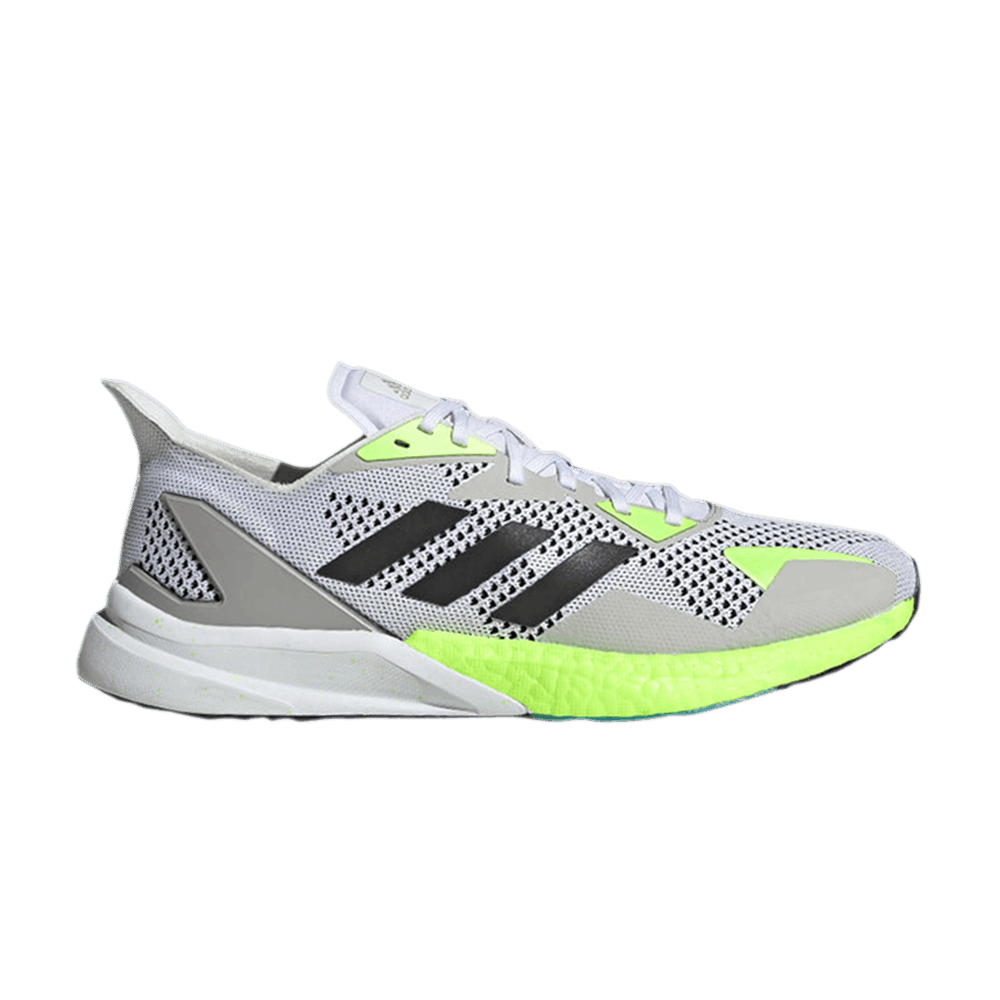adidas X9000L3 Black Grey Signal Green