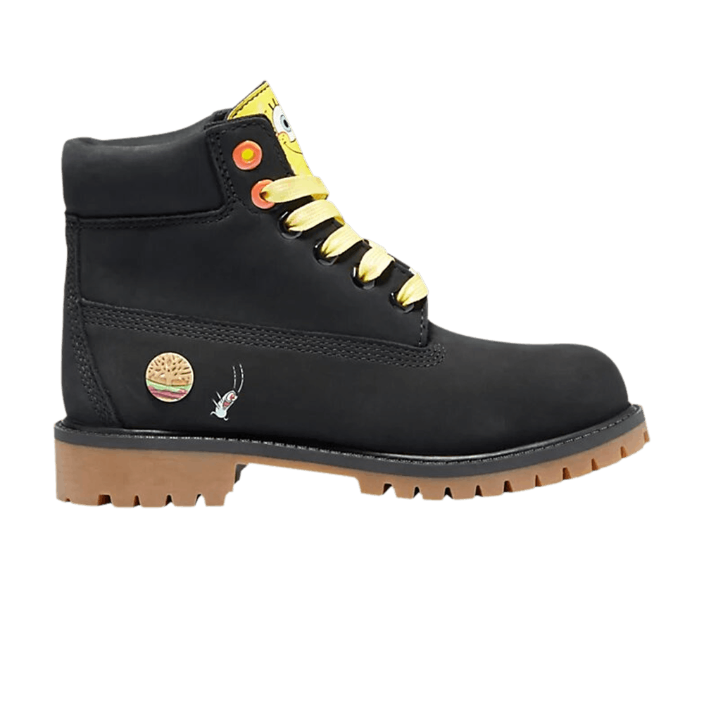 Timberland SpongeBob SquarePants x 6 Inch Premium Waterproof Boot Junior 'Black'