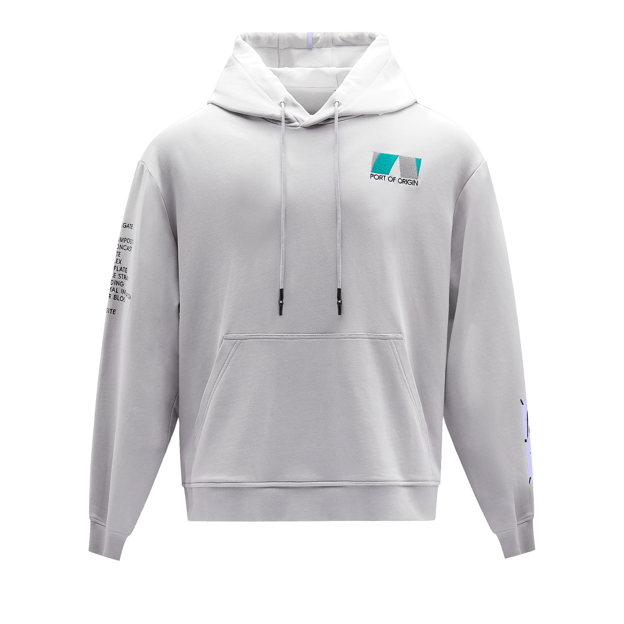 MCQ BY ALEXANDER MCQUEEN ORIGIN HOODIE 'CONCRETE GREY'