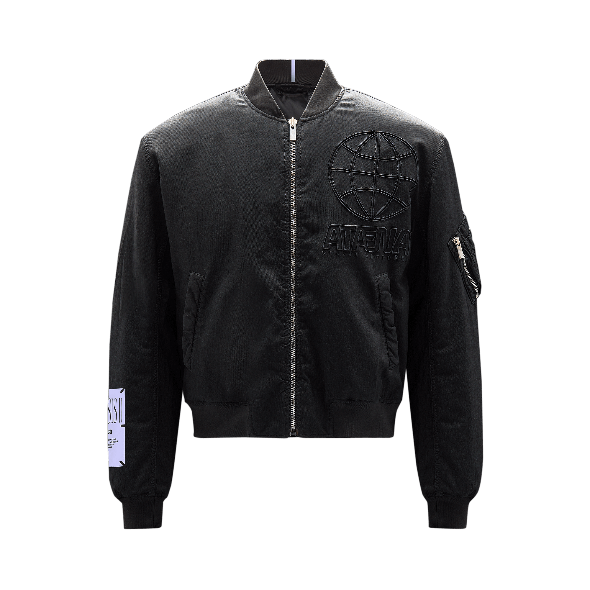 MCQ BY ALEXANDER MCQUEEN ATHENA BOMBER 'DARKEST BLACK'