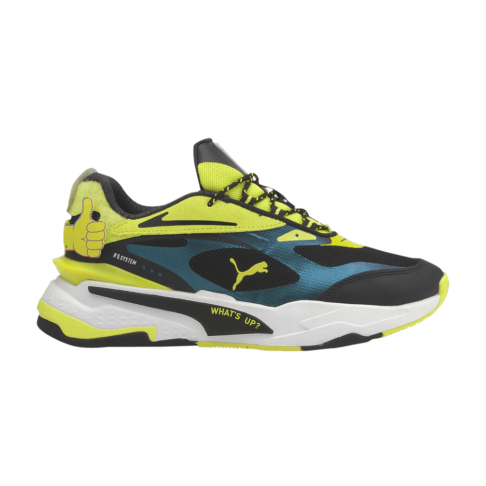 Pre-owned Puma Rs-fast Jr 'emoji' In Black