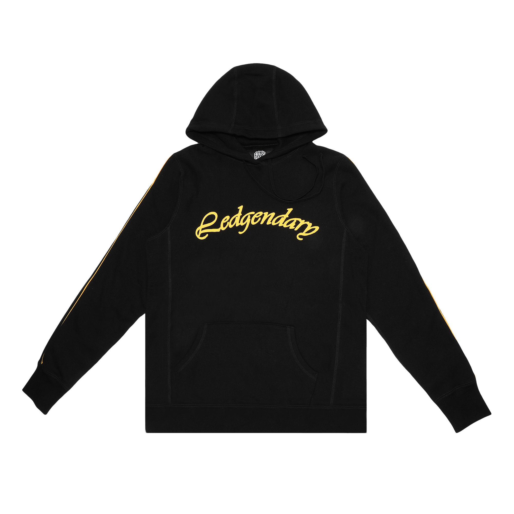 Pre-owned Bianca Chandon House Of Bianca Hoodie 'black/yellow'
