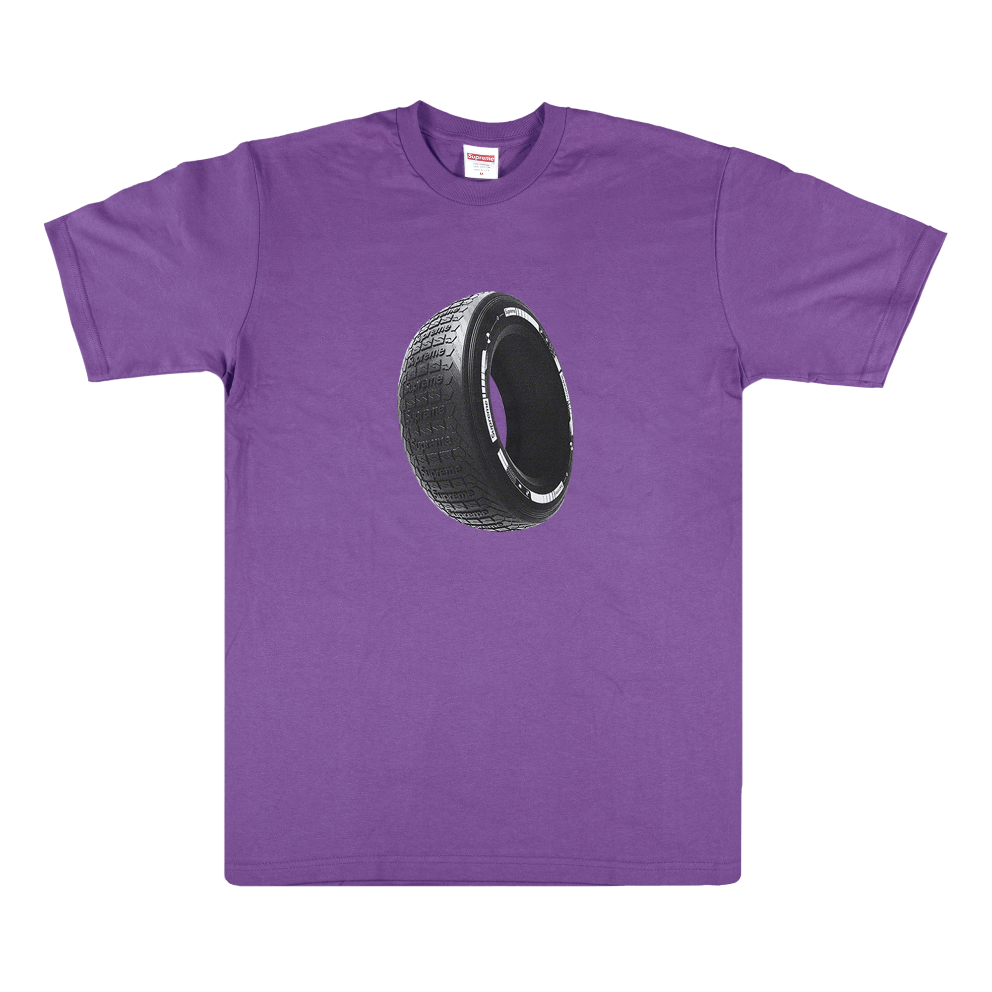 SUPREME SUPREME TIRE TEE 'PURPLE'