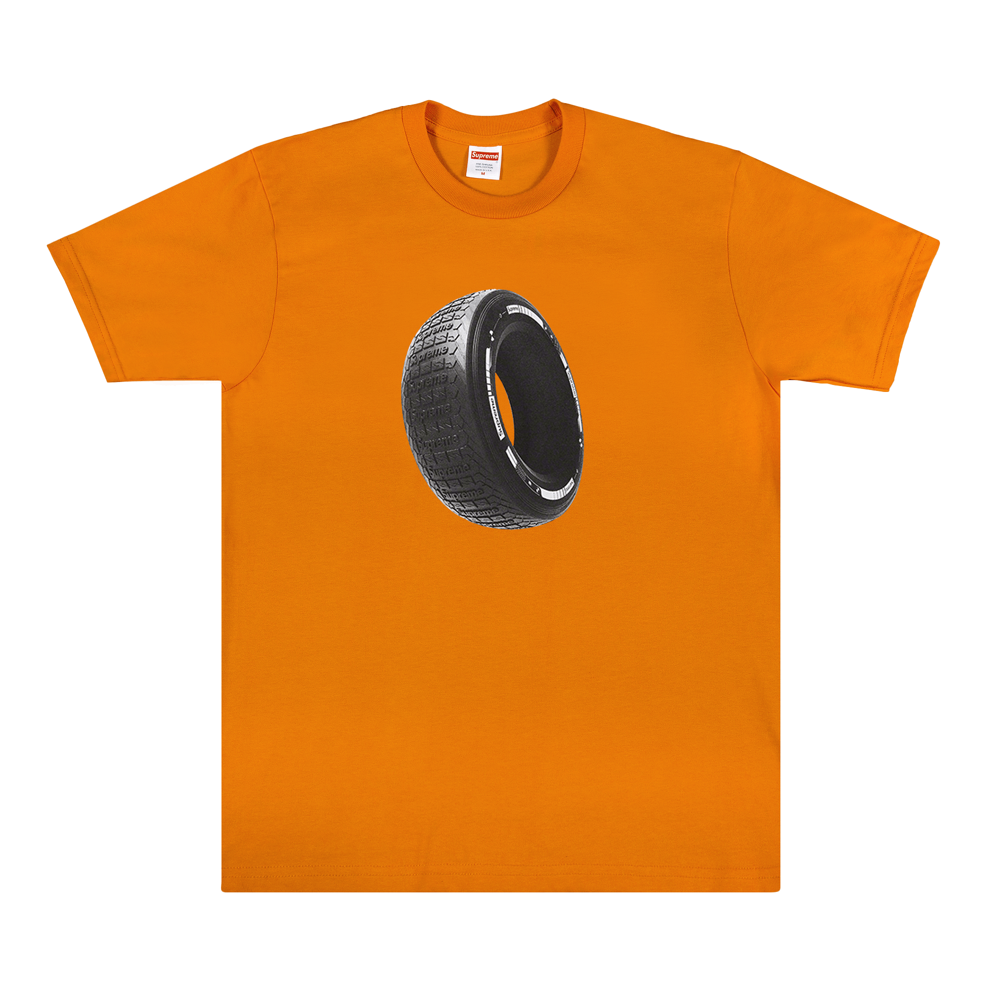 SUPREME SUPREME TIRE TEE 'ORANGE'