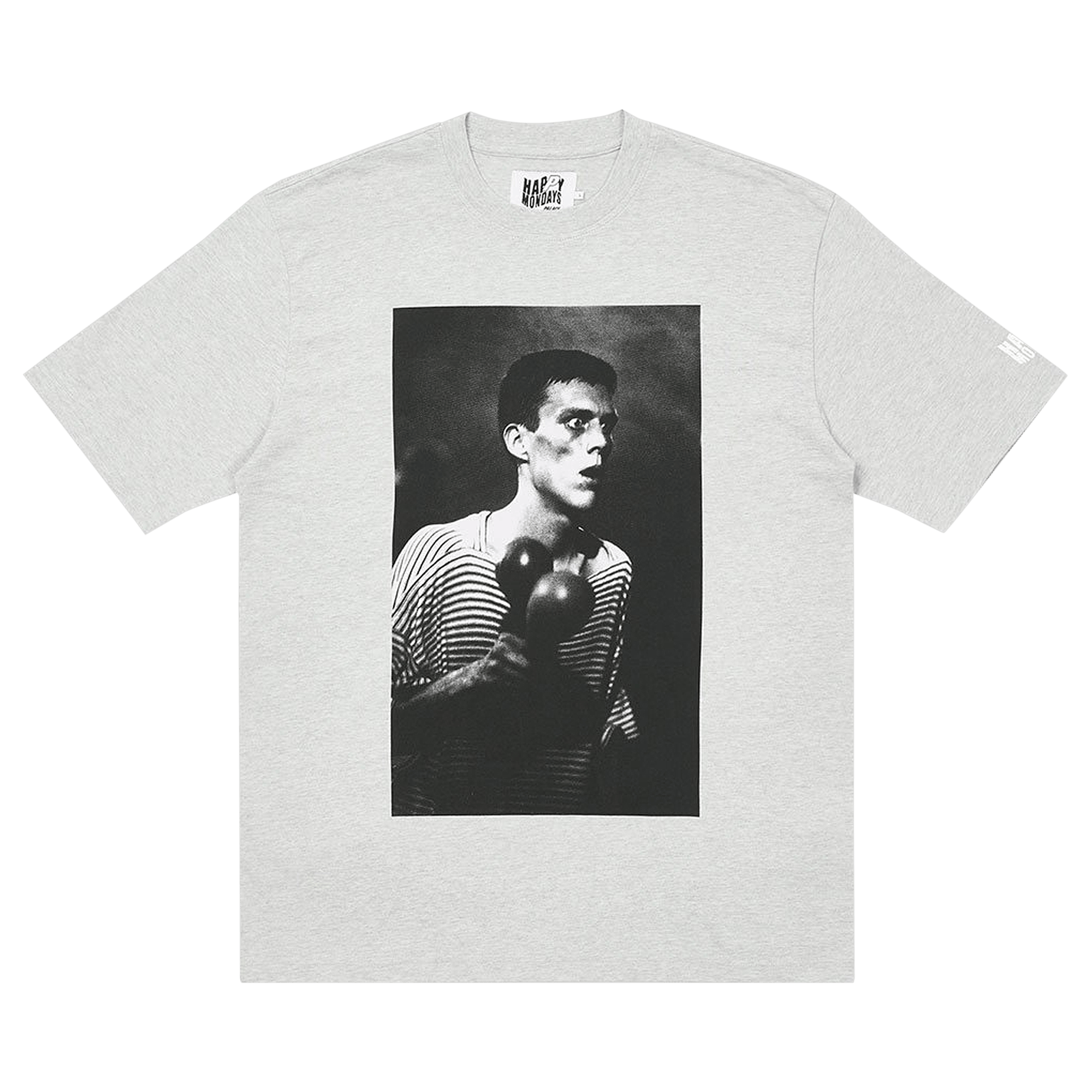 Palace Happy Mondays Bez T-Shirt 'Grey Marl'
