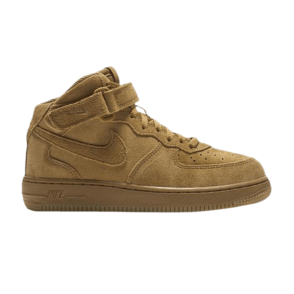 Pre-owned Nike Air Force 1 Mid Lv8 Ps 'wheat' In Brown