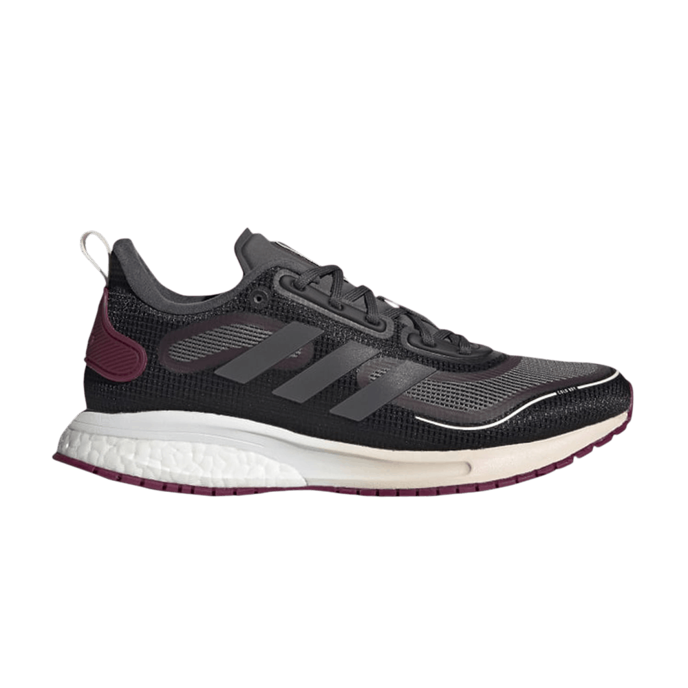 Pre-owned Adidas Originals Wmns Supernova Winter.rdy 'night Metallic Berry' In Black