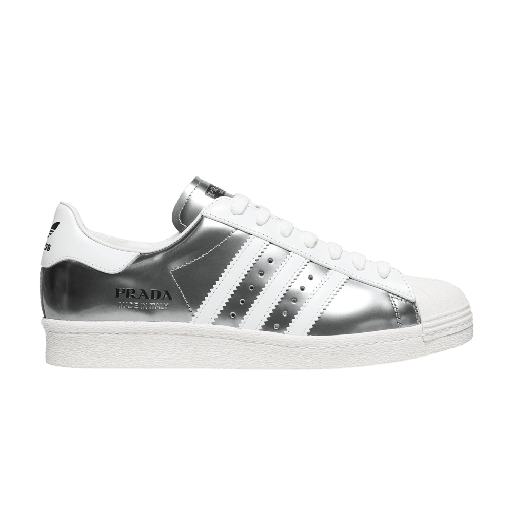 ADIDAS ORIGINALS PRADA X SUPERSTAR 'SILVER METALLIC'