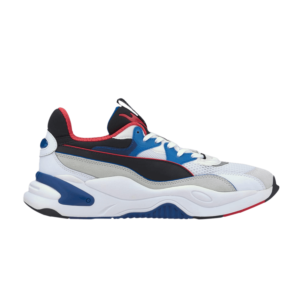 Pre-owned Puma Rs-2k 'internet Exploring - Lapis Blue Red' In White