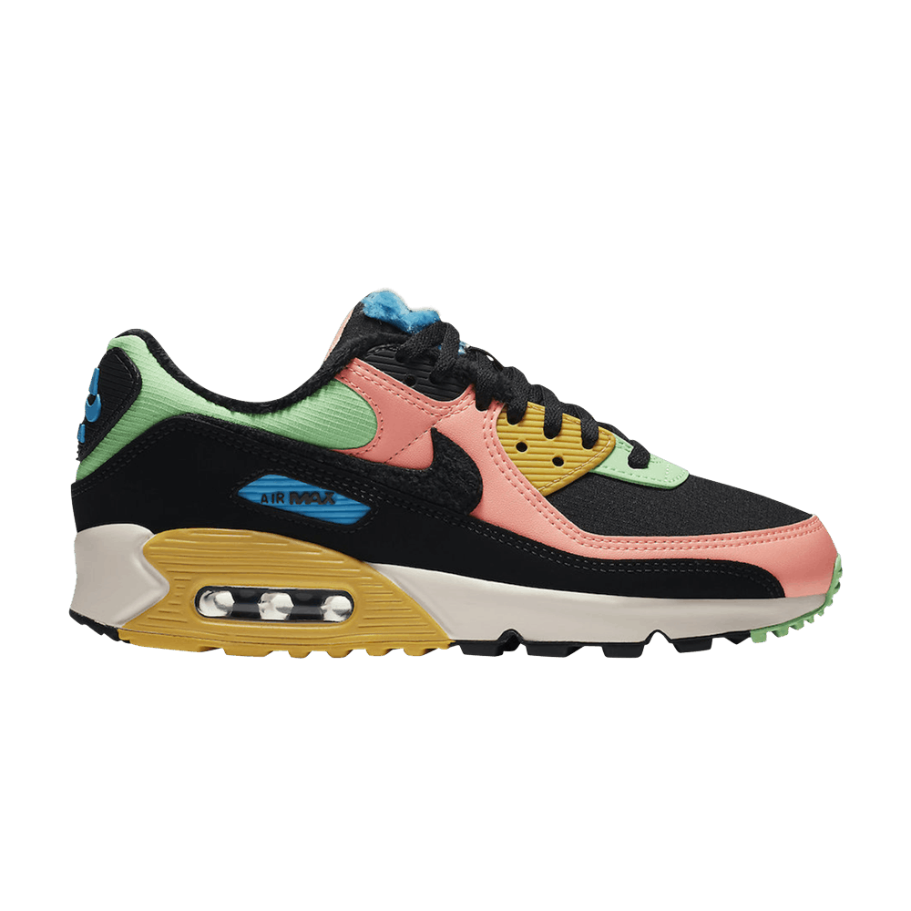NIKE WMNS AIR MAX 90 'FUR MULTI-COLOR'