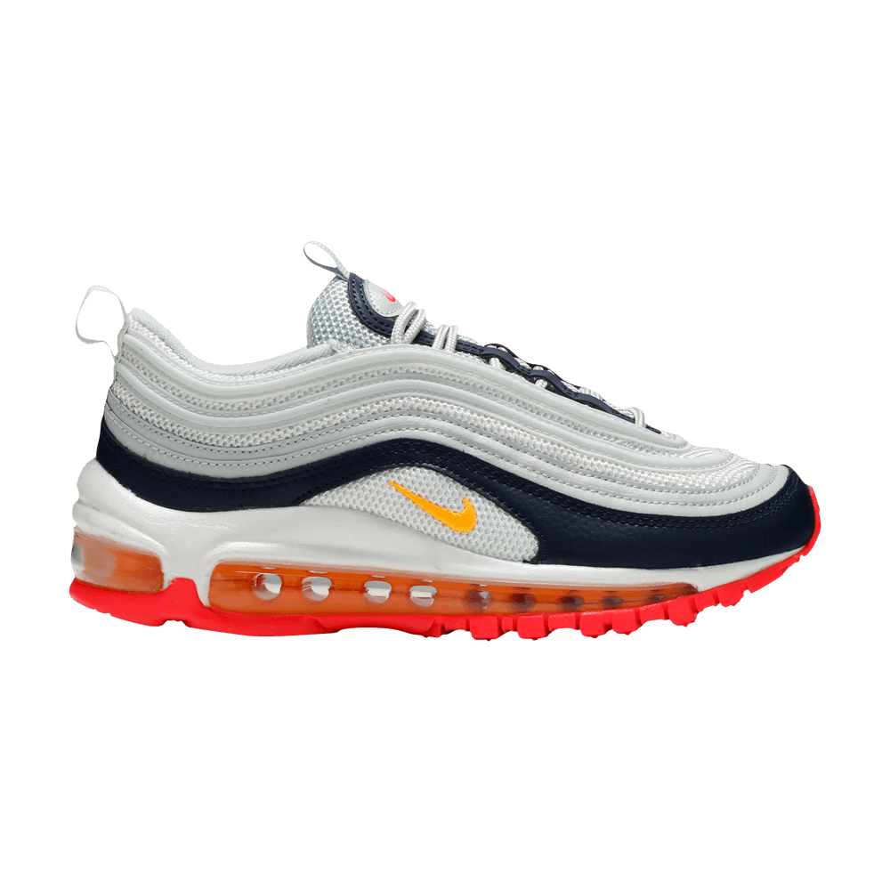 Wmns Air Max 97 'Platinum Navy Orange'