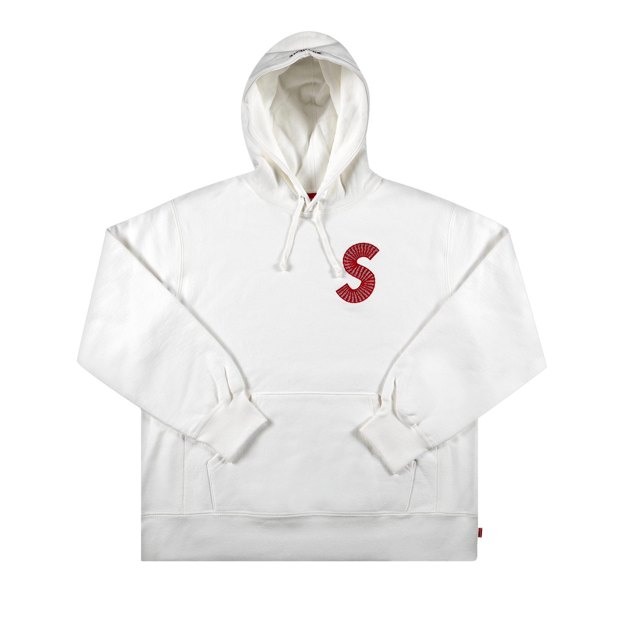 SUPREME SUPREME S LOGO HOODED SWEATSHIRT 'WHITE'