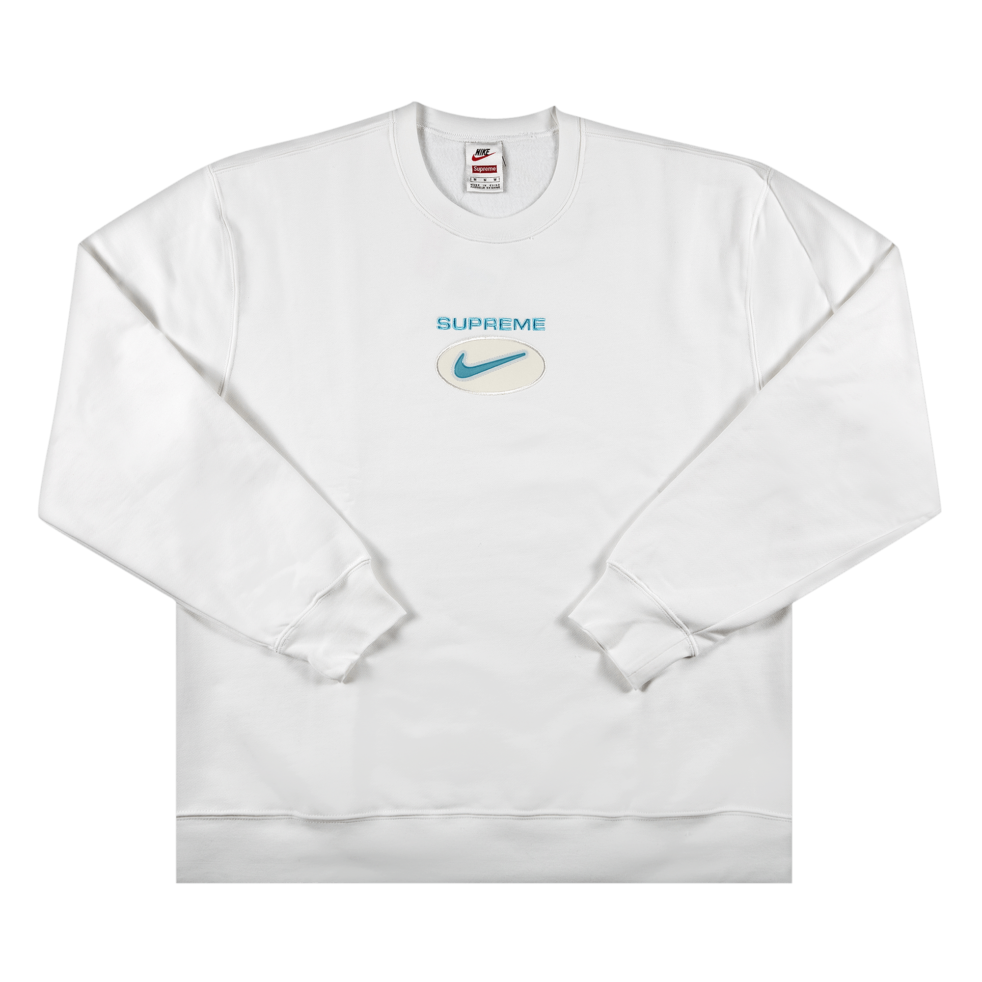 SUPREME SUPREME X NIKE JEWEL CREWNECK 'WHITE'
