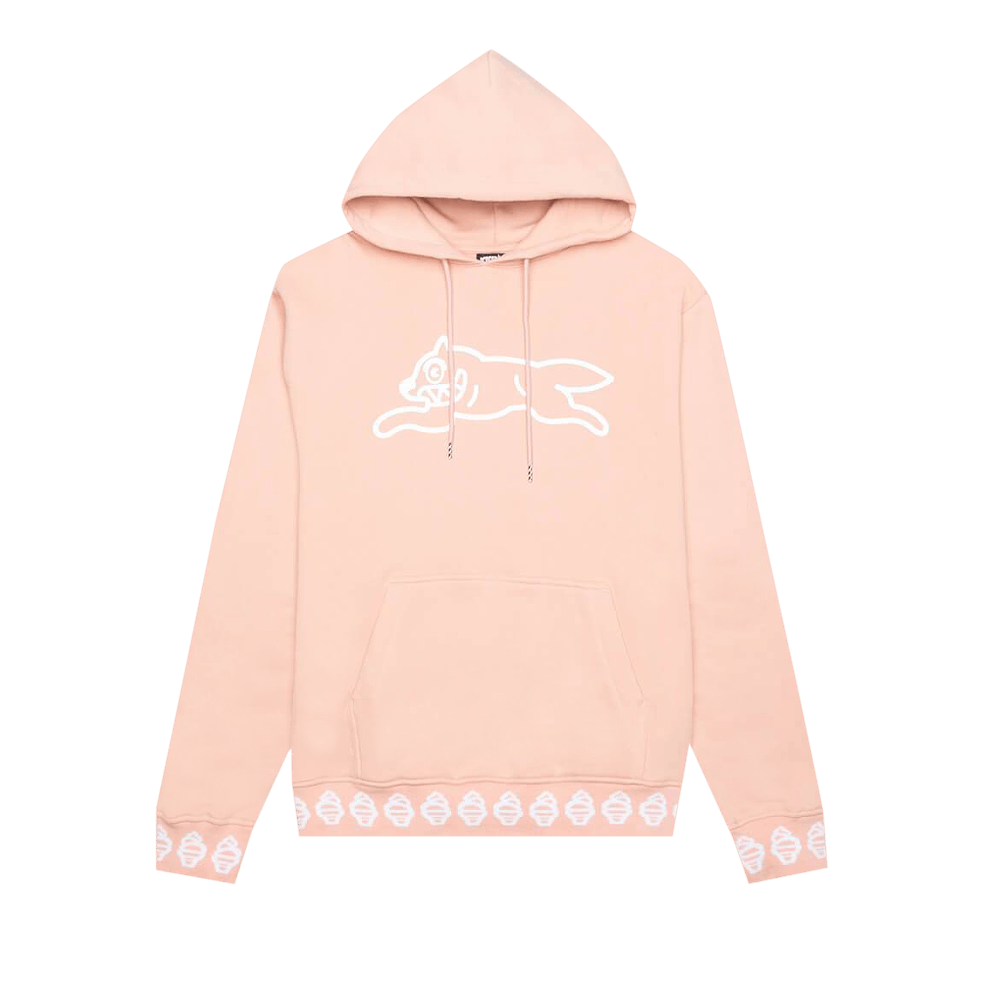 ICECREAM ICECREAM CONES HOODIE 'ROSE SMOKE'