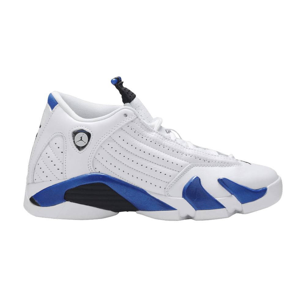 Pre-owned Air Jordan 14 Retro Gs 'hyper Royal' In White