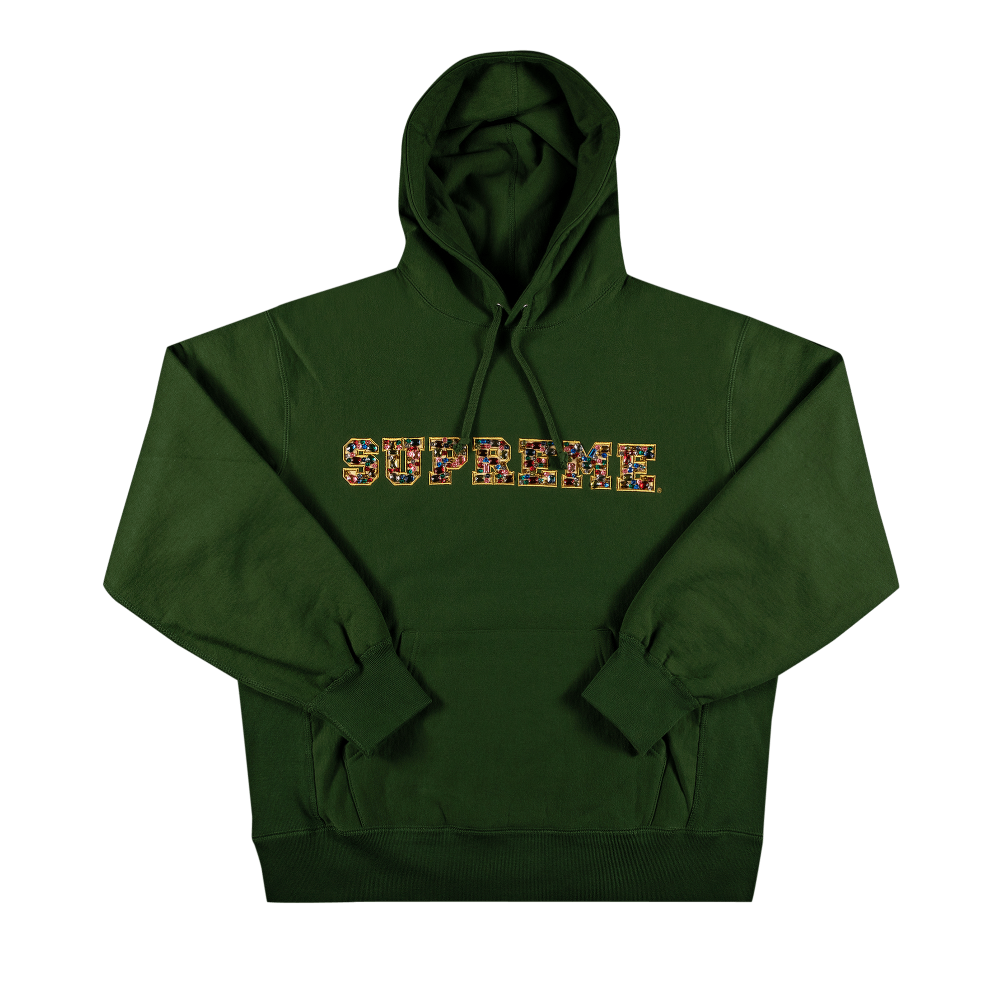 Supreme Jewels Hooded Sweatshirt 'Green'