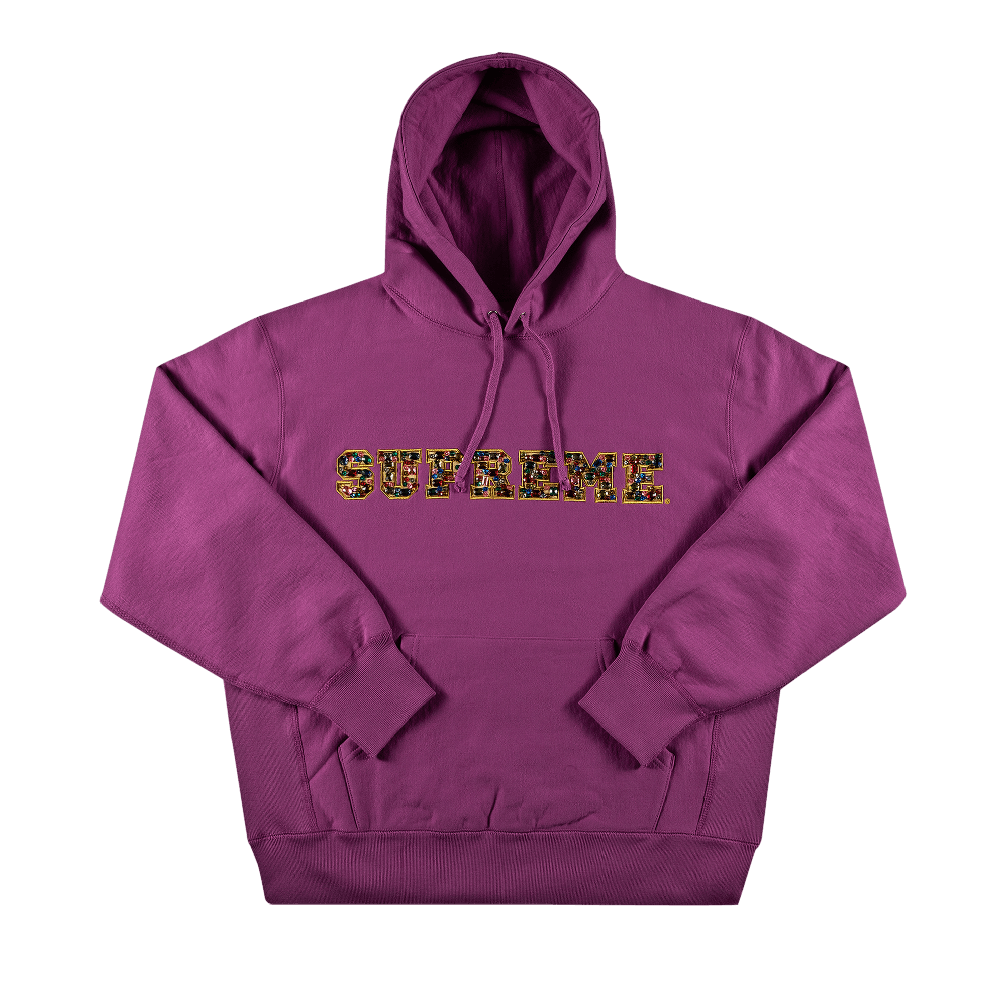 Supreme Jewels Hooded Sweatshirt 'Bright Purple'
